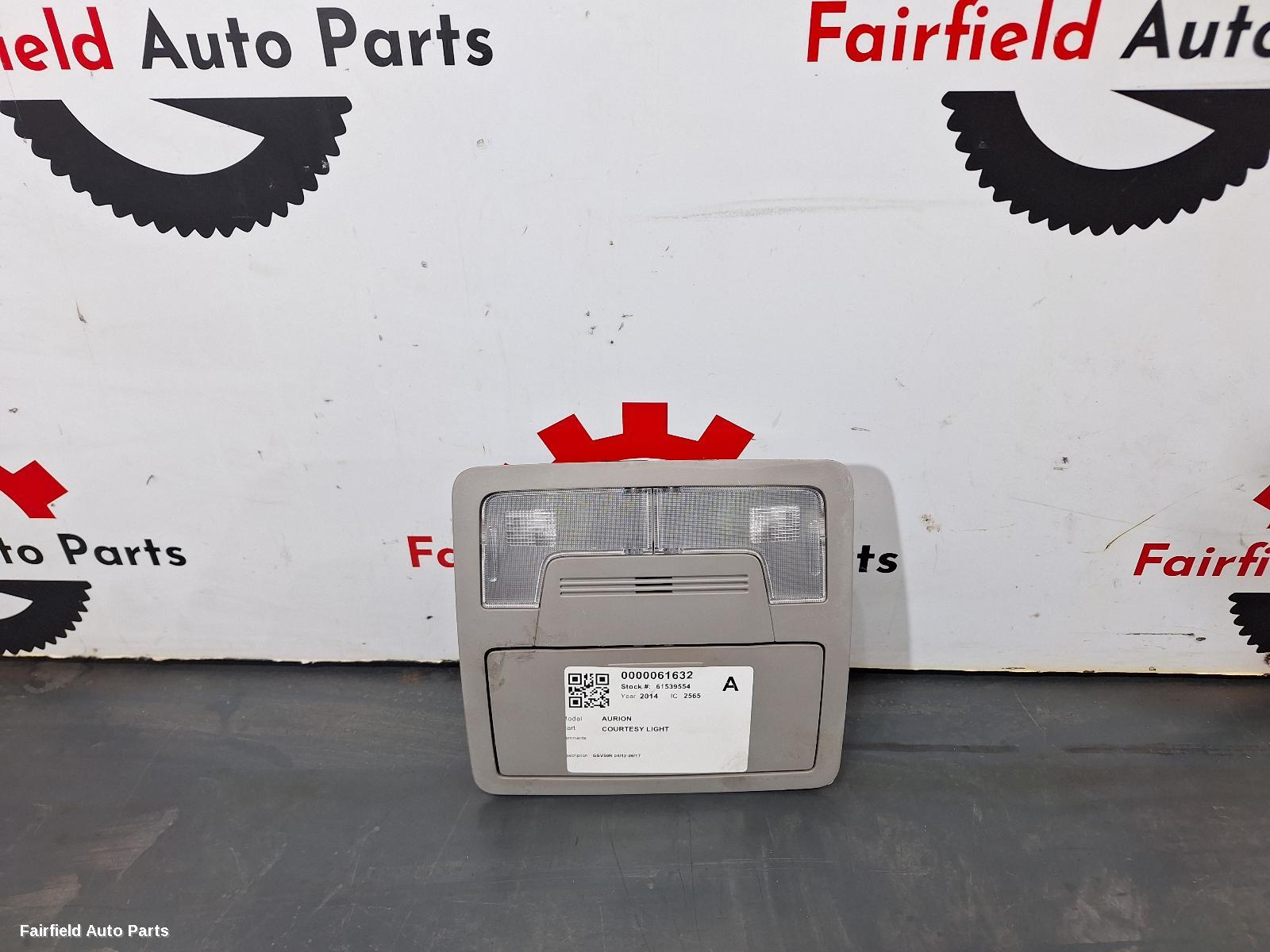 2012-2017 Toyota Aurion Courtesy Light