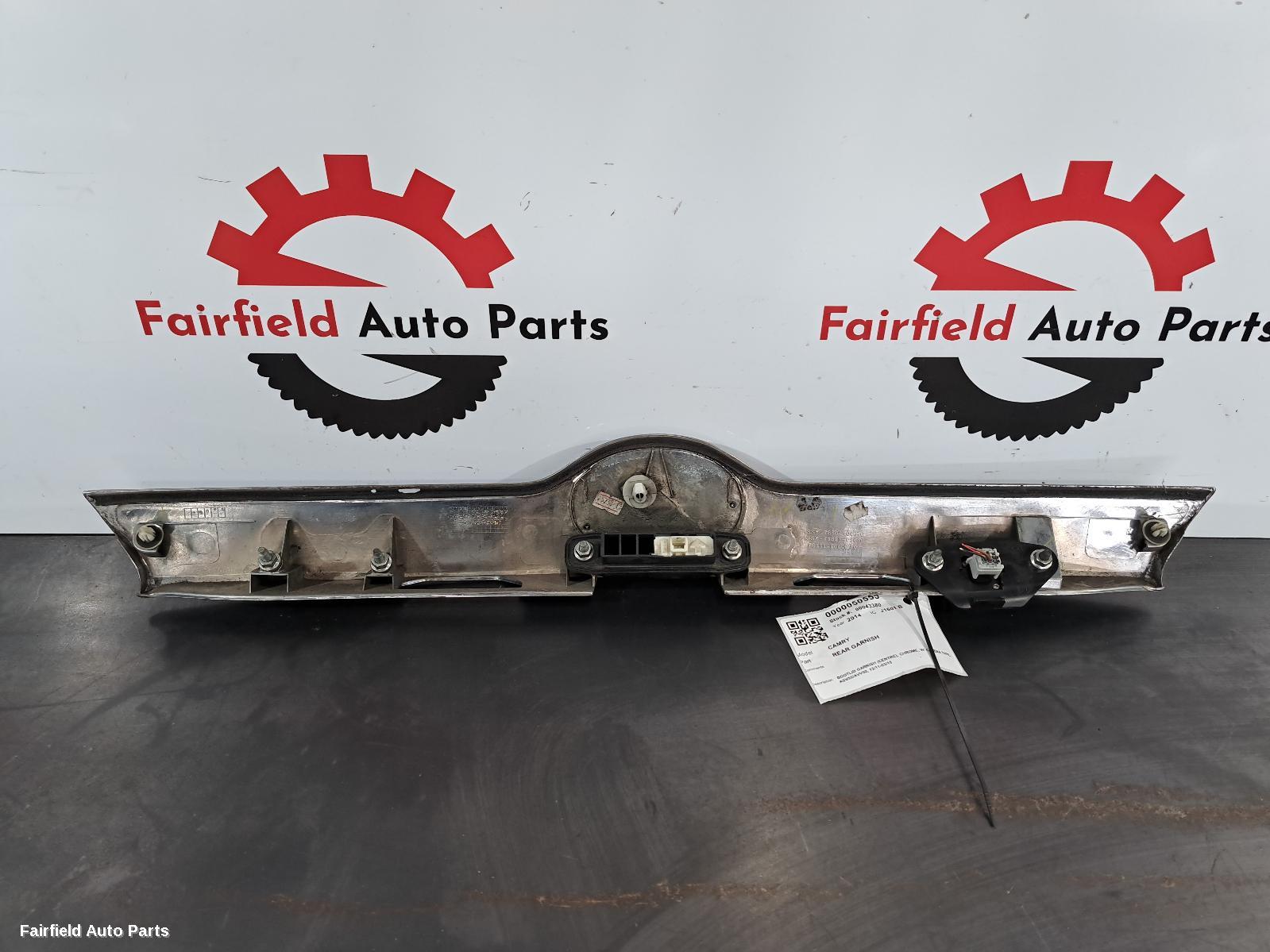 2011-2015 Toyota Camry Rear Garnish