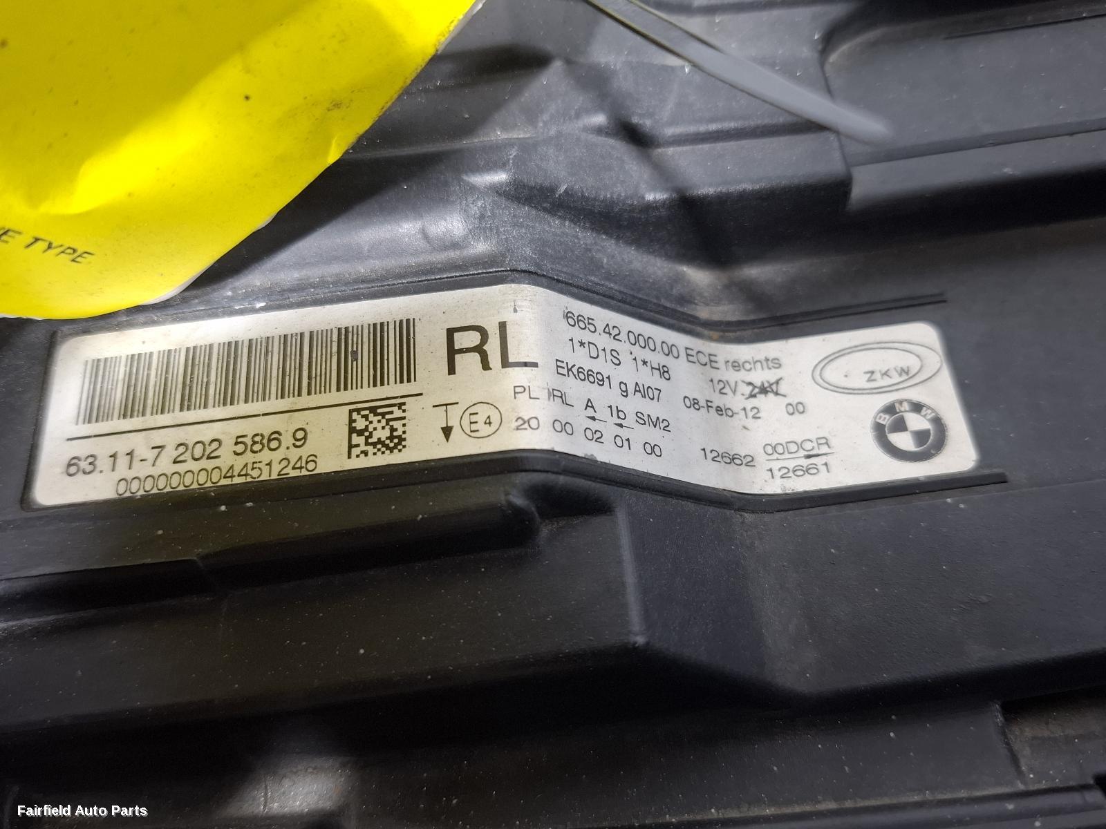 2008-2013 Bmw 3 Series Right Headlamp