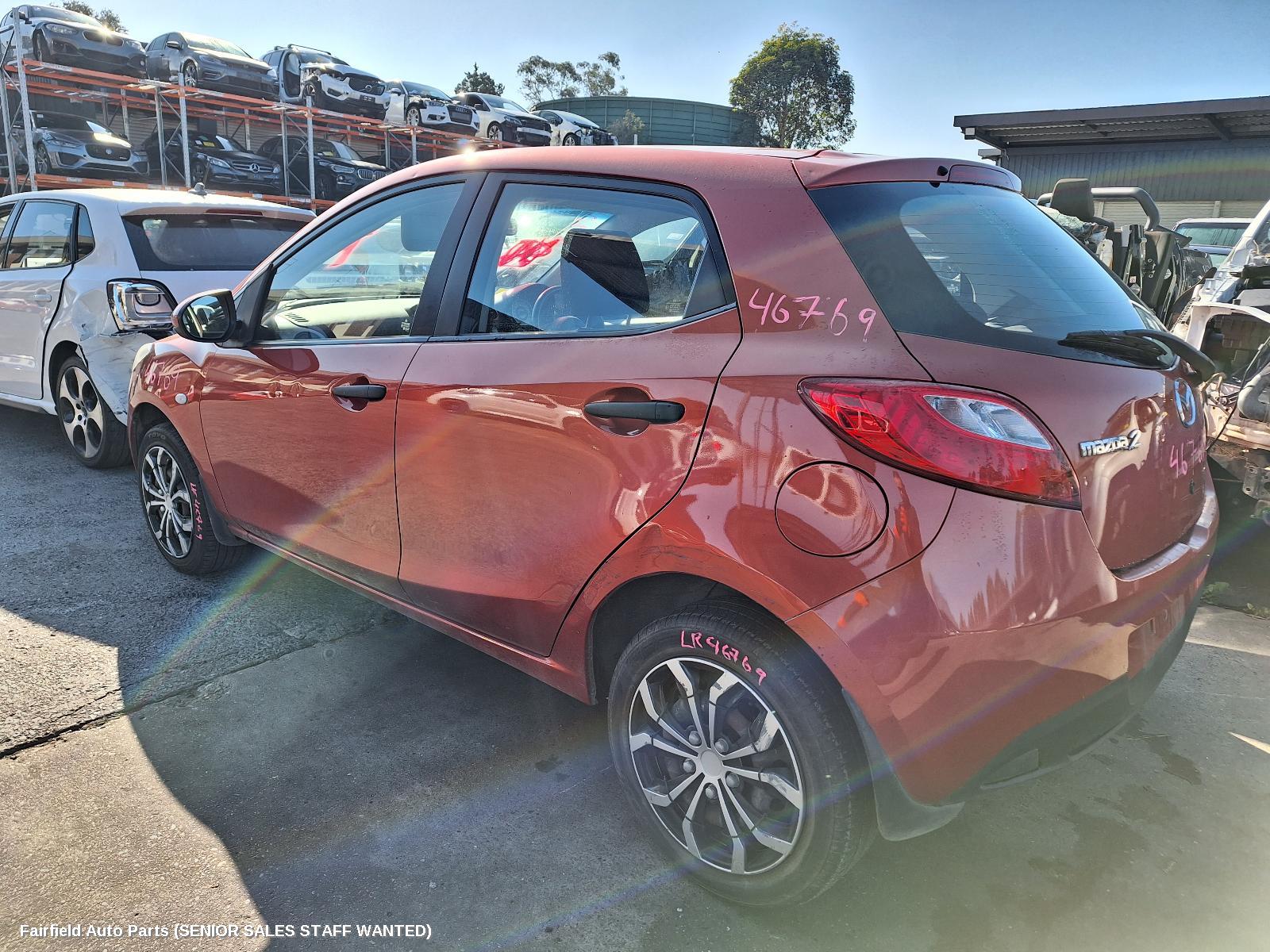2010 Mazda 2 Left Taillight