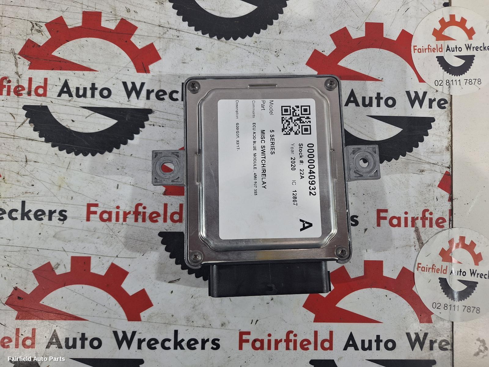 2017-2023 Bmw 5 Series Misc Switch Relay