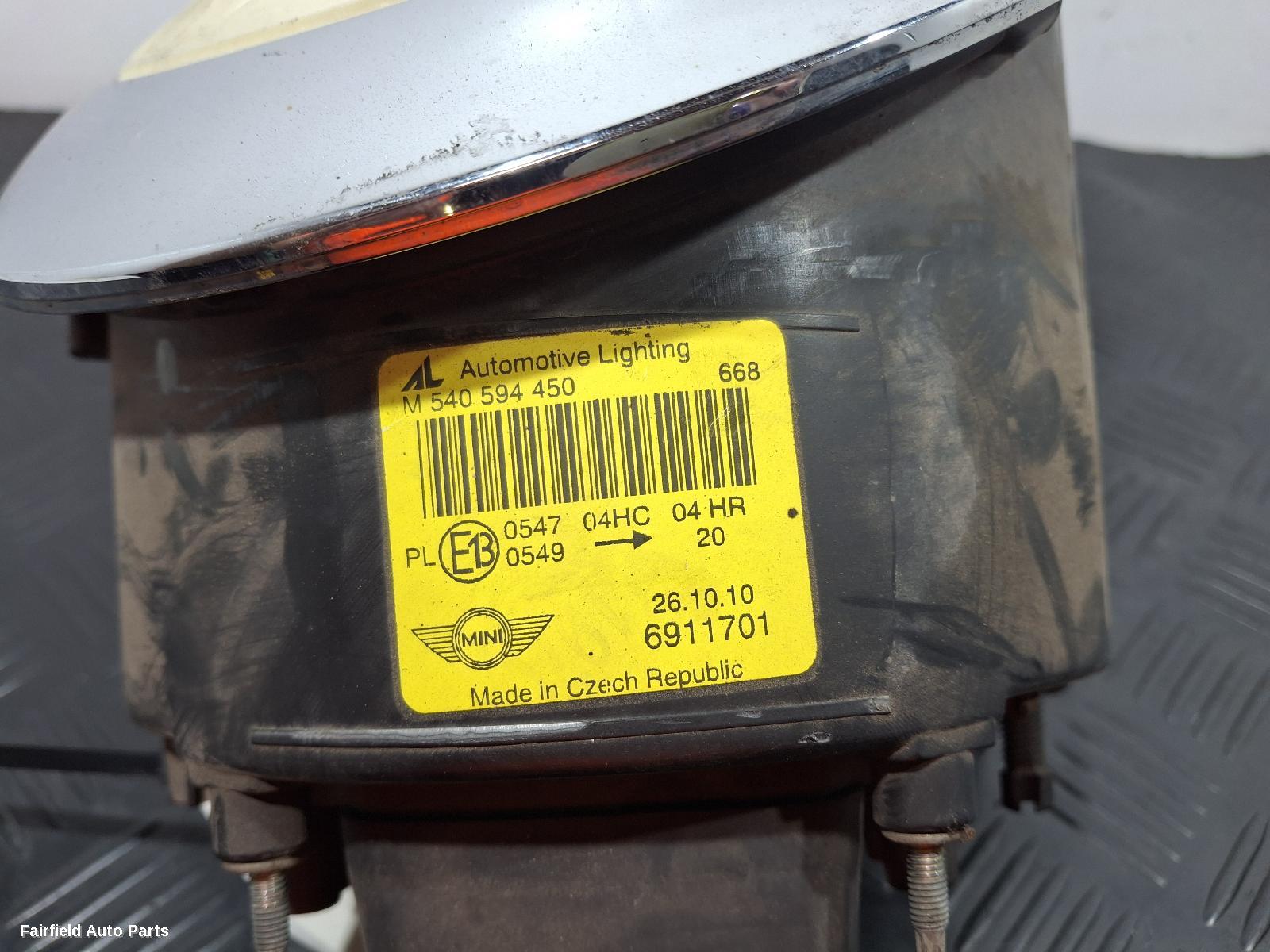 2001-2004 Mini Cooper Left Headlamp