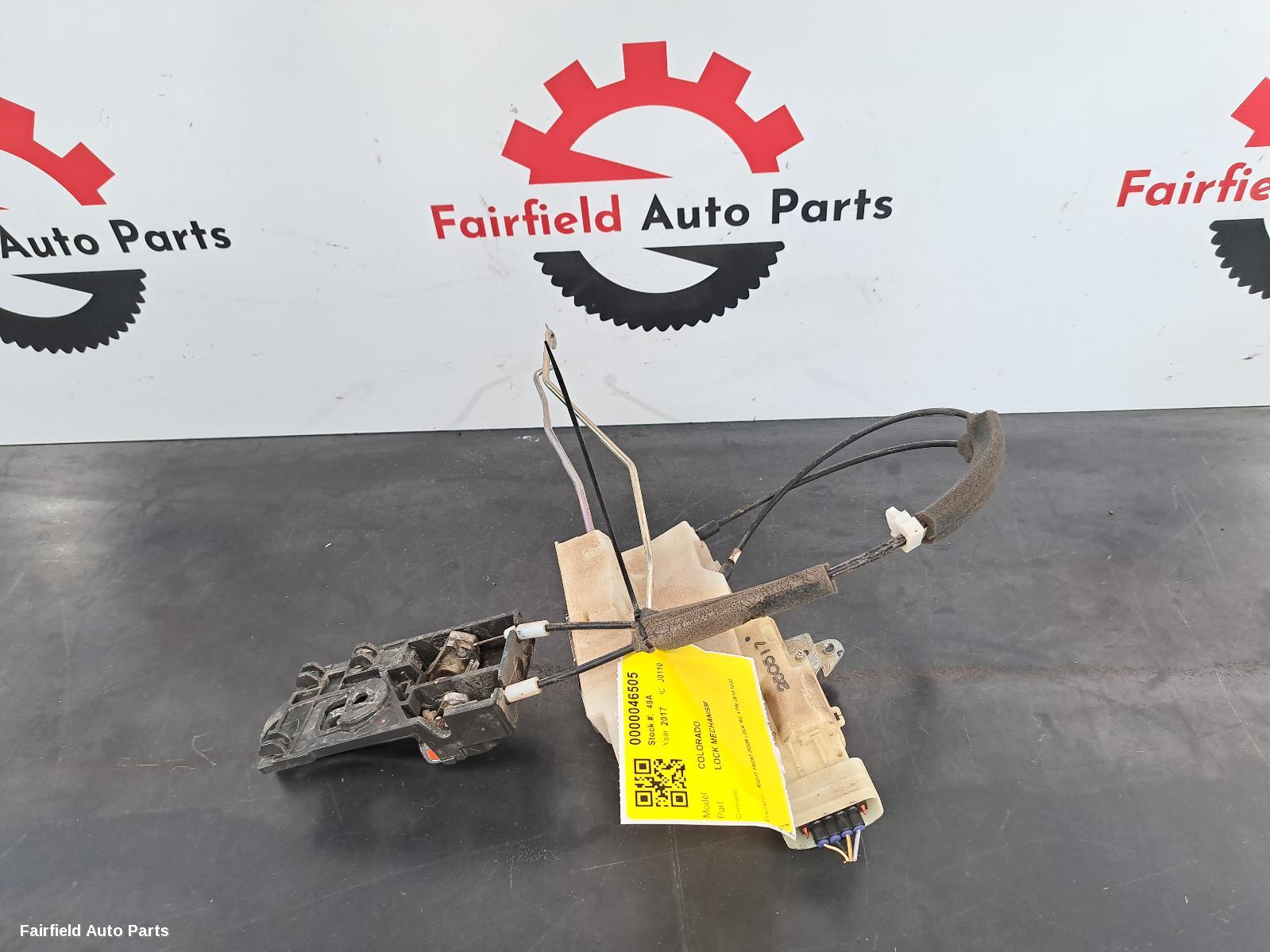 2014-2020 Holden Colorado Door Boot Gate Lock