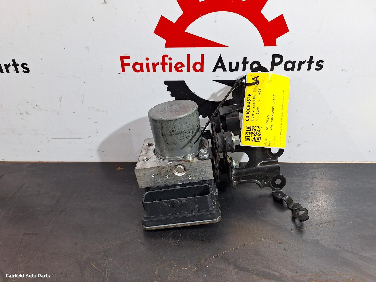 2018-2026 Toyota Corolla Abs Pump Modulator