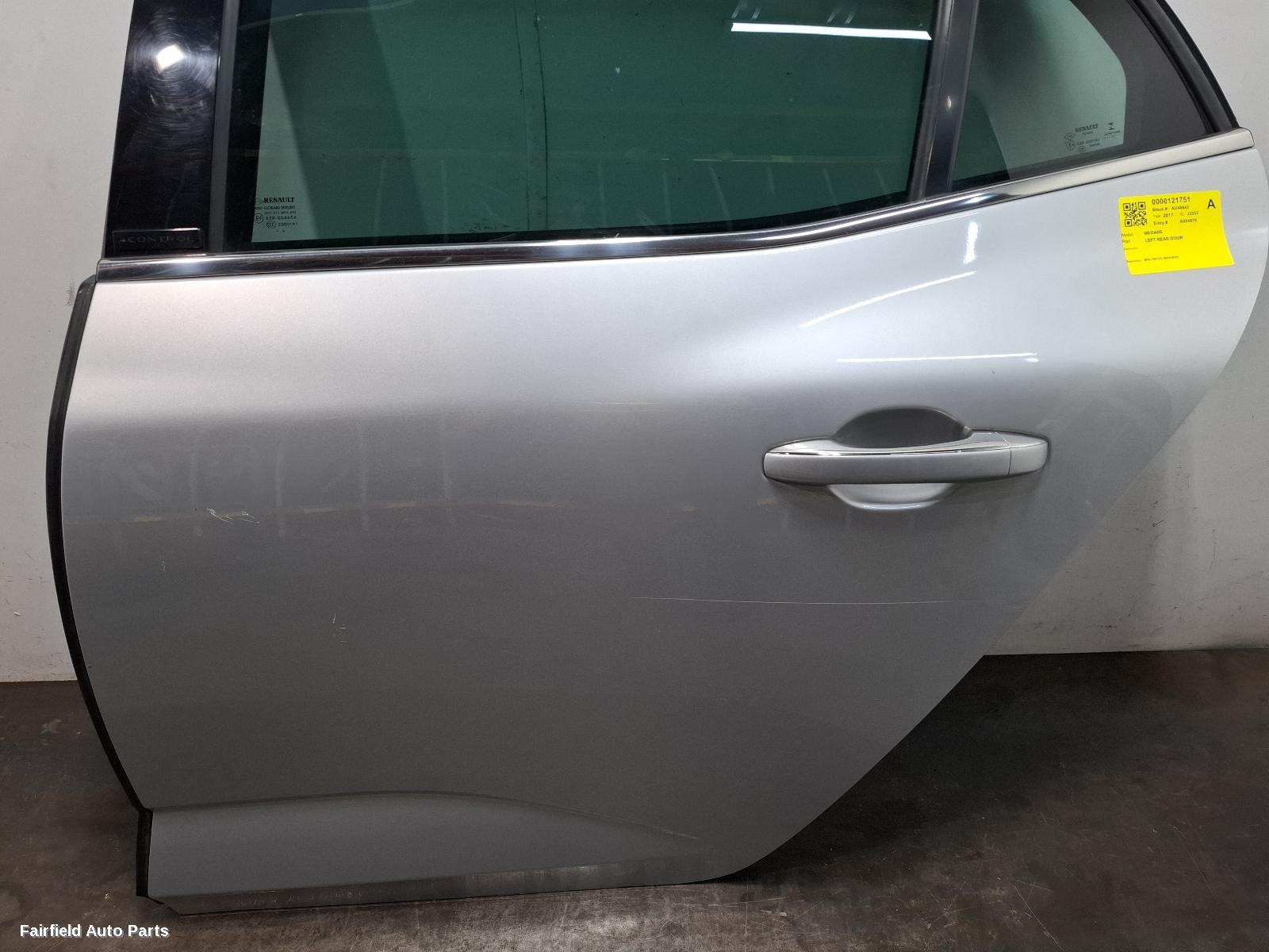 2016-2020 Renault Megane Left Rear Door Sliding