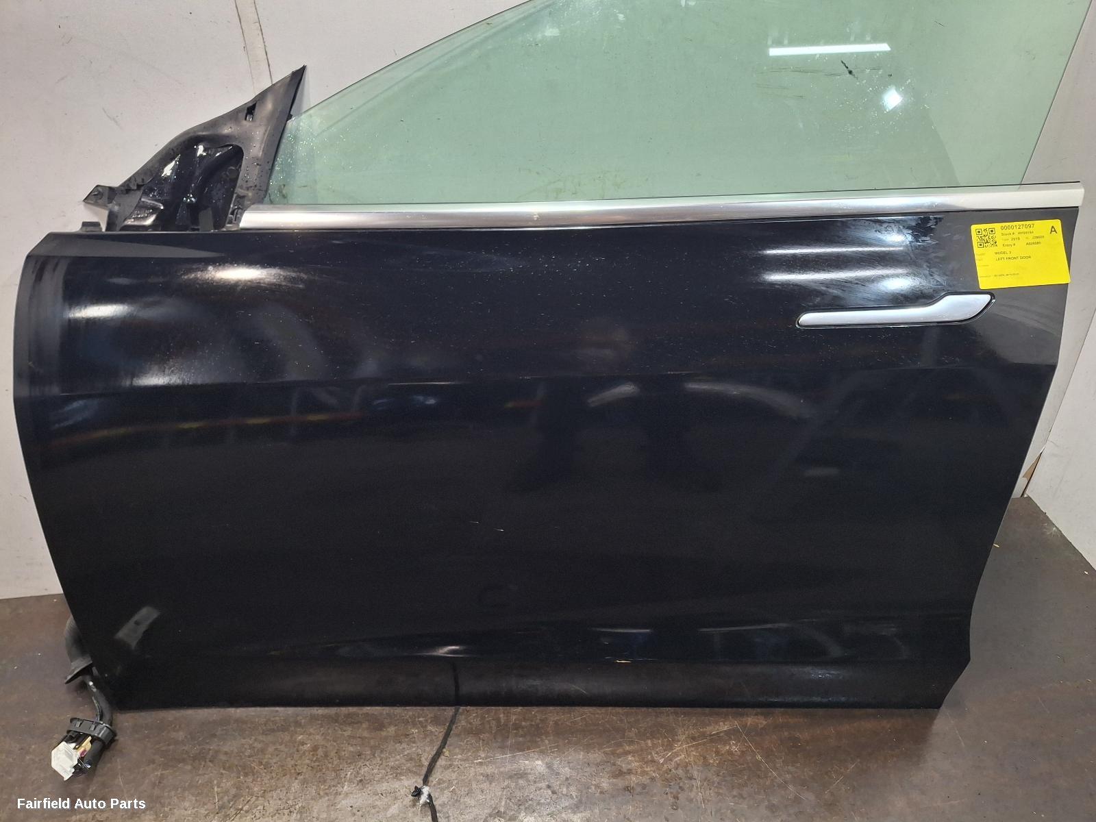 2019-2023 Tesla Model 3 Left Front Door