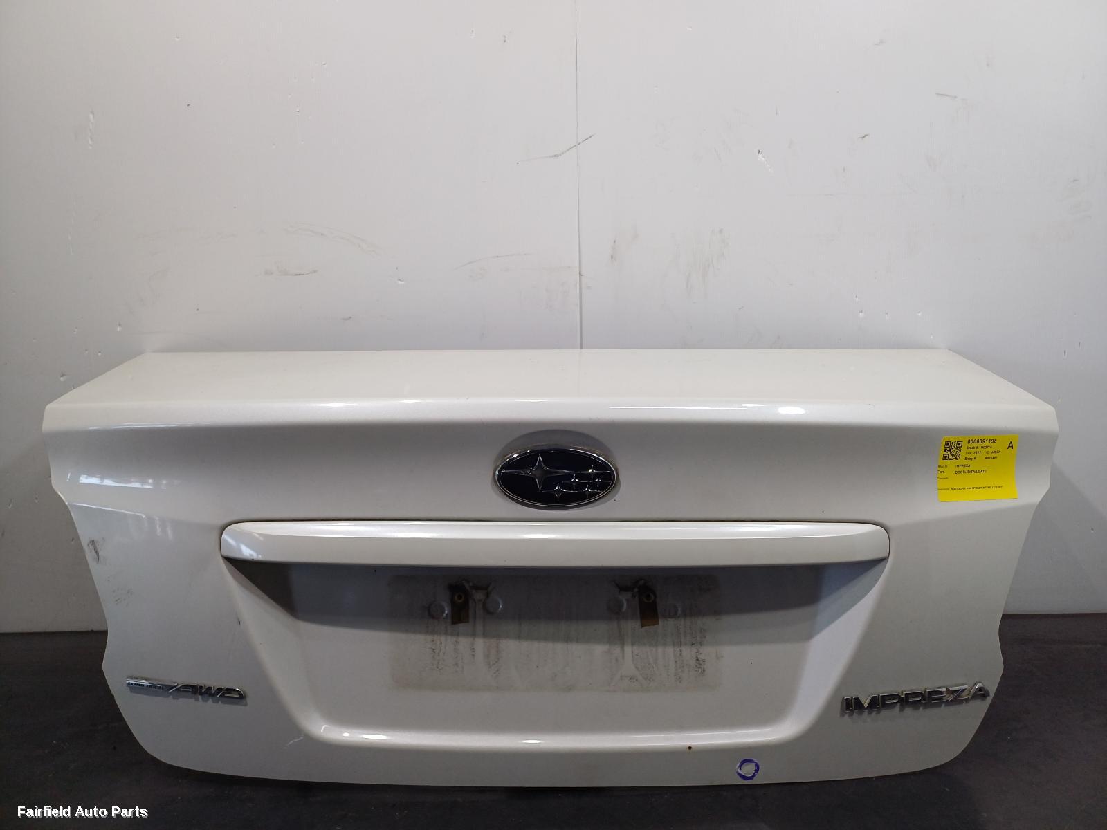 2011-2017 Subaru Impreza Bootlid Tailgate