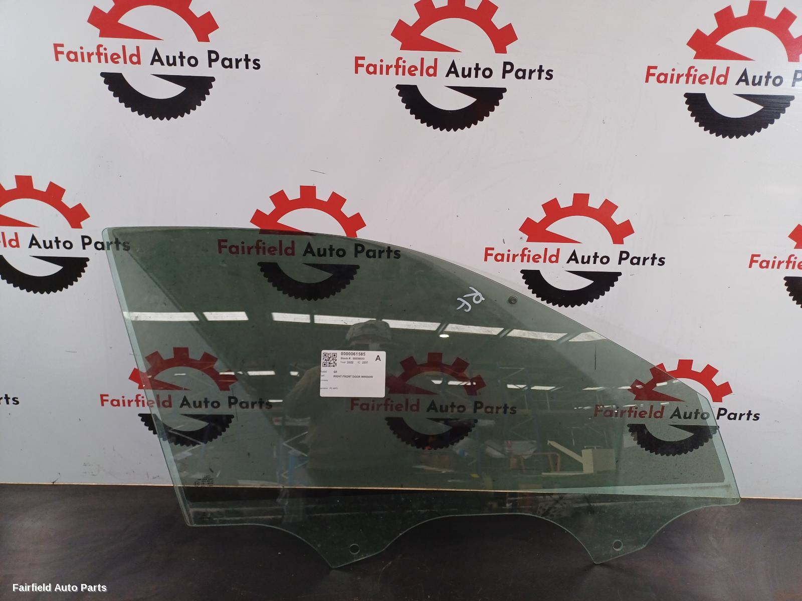 2017-2025 Audi Q5 Right Front Door Window