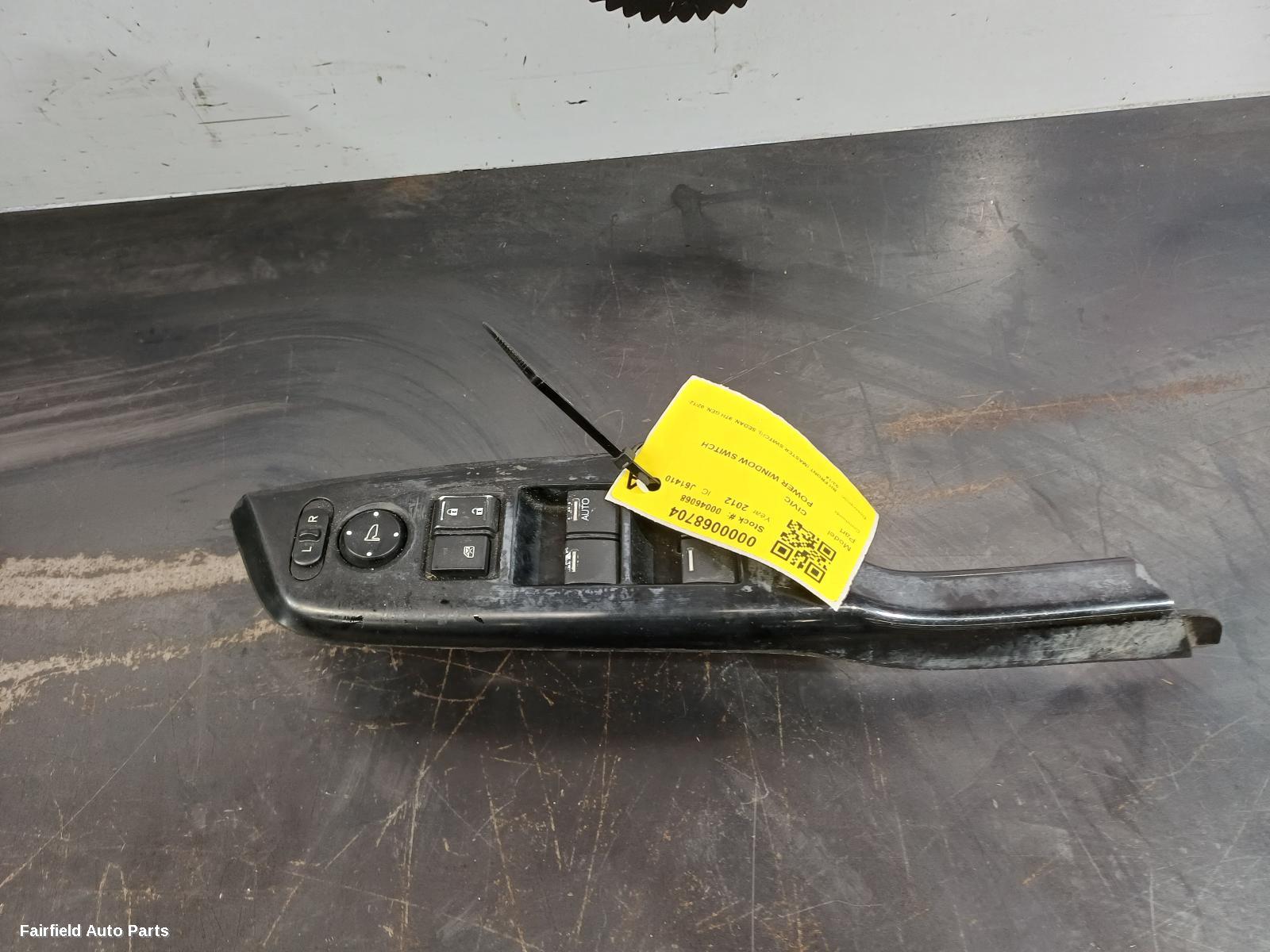 2012-2014 Honda Civic Pwr Dr Wind Switch