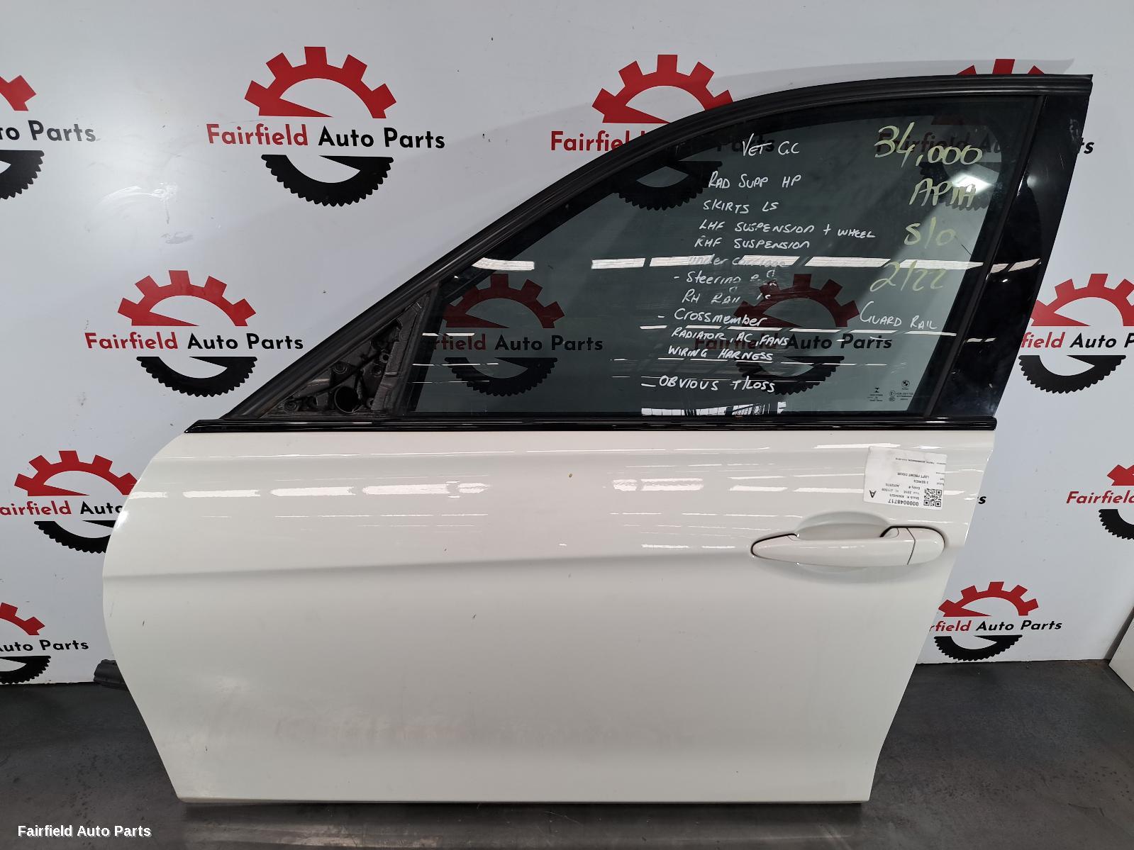 2011-2019 Bmw 3 Series Left Front Door