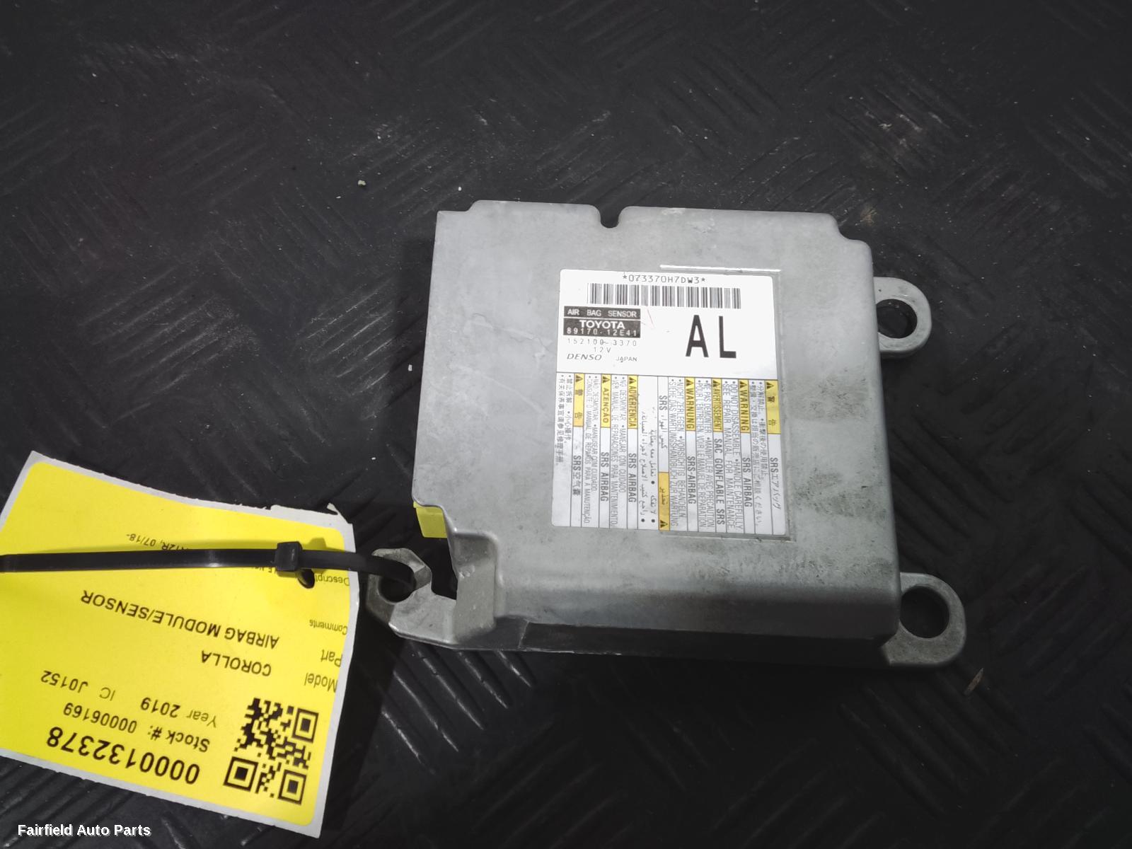 2018-2026 Toyota Corolla Airbag Module Sensor
