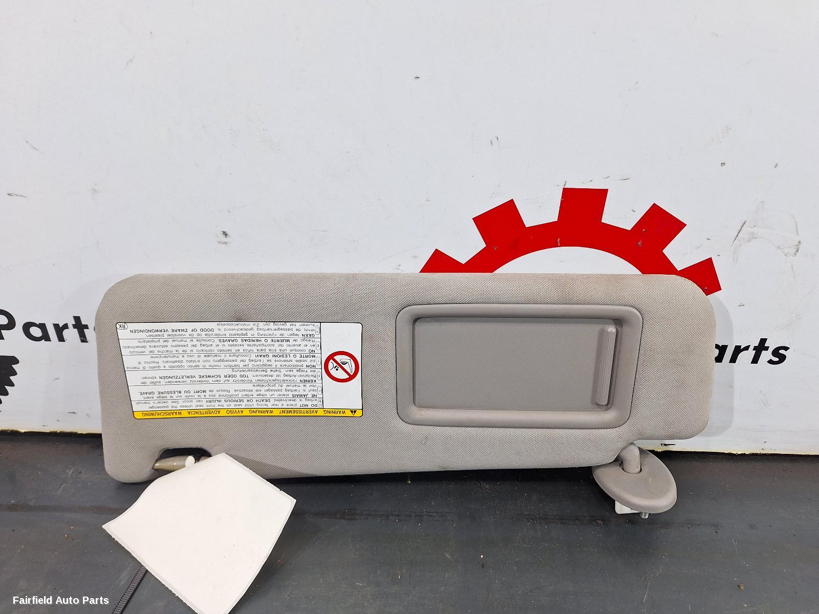 2012-2017 Toyota Aurion Sunvisor