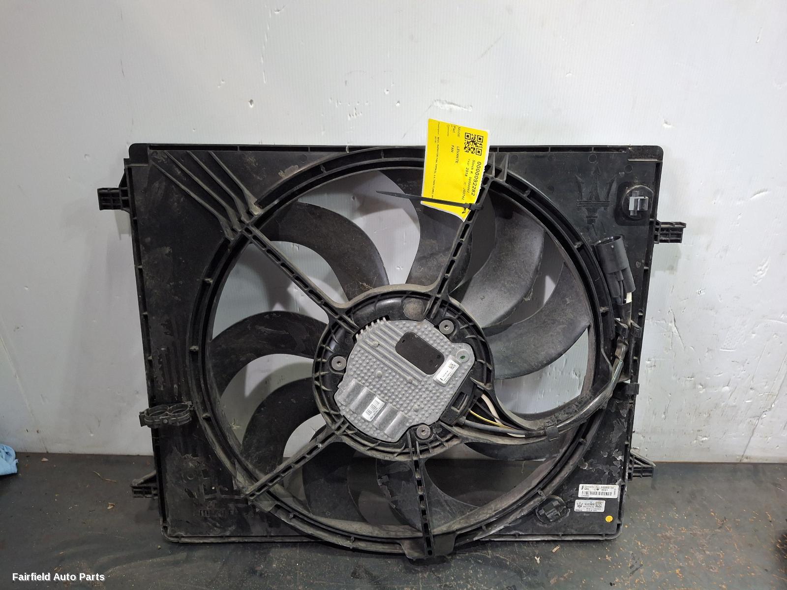 2016-2024 Maserati Levante Fan