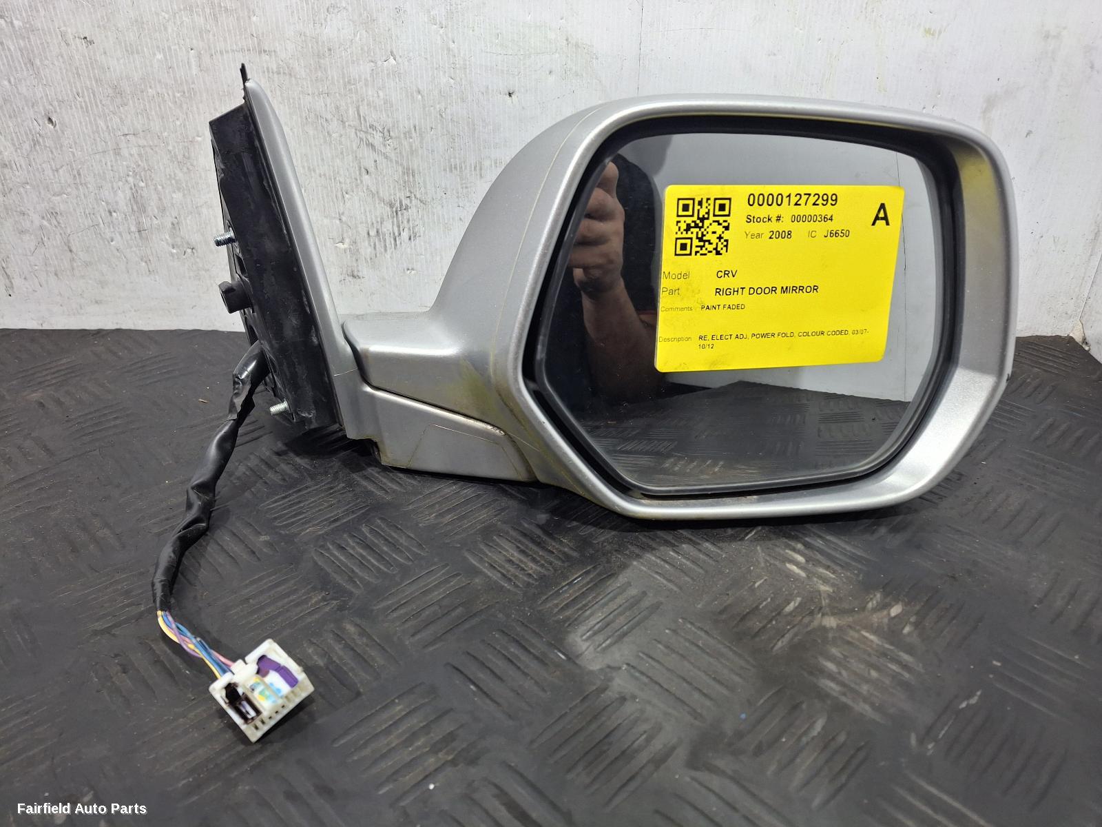 2007-2012 Honda Crv Right Door Mirror