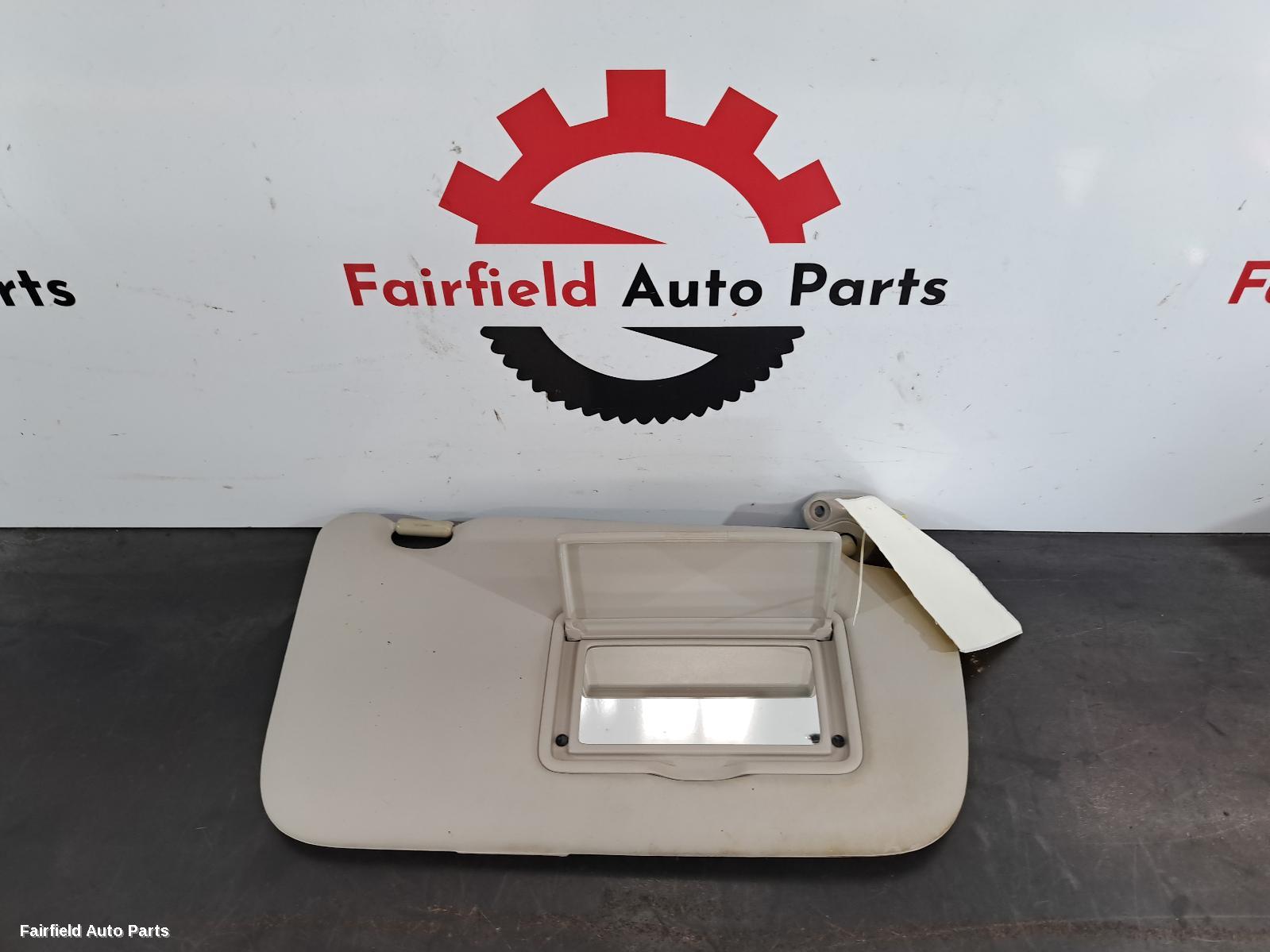 2013-2016 Nissan Pulsar Sunvisor