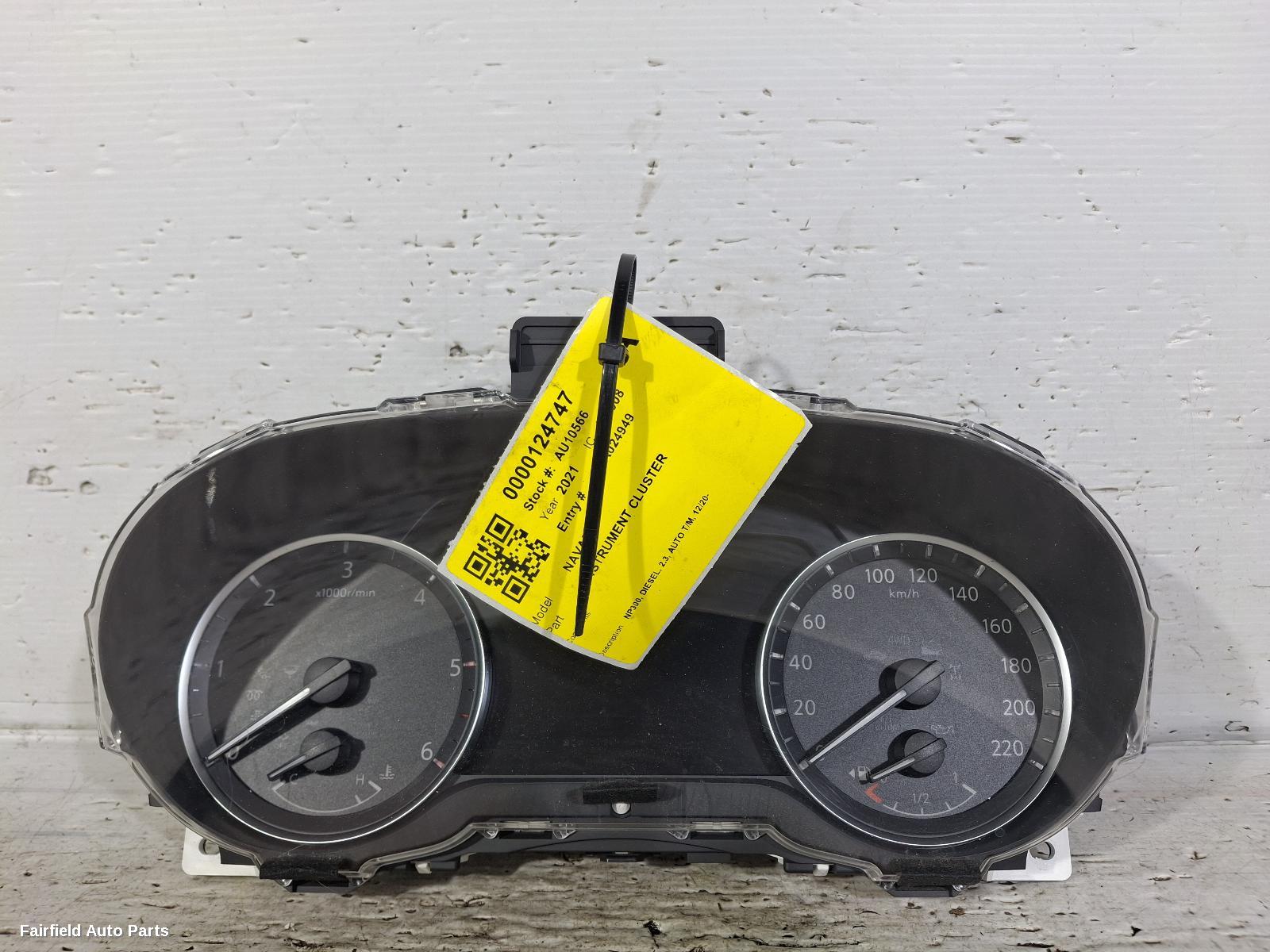 2020-2025 Nissan Navara Instrument Cluster