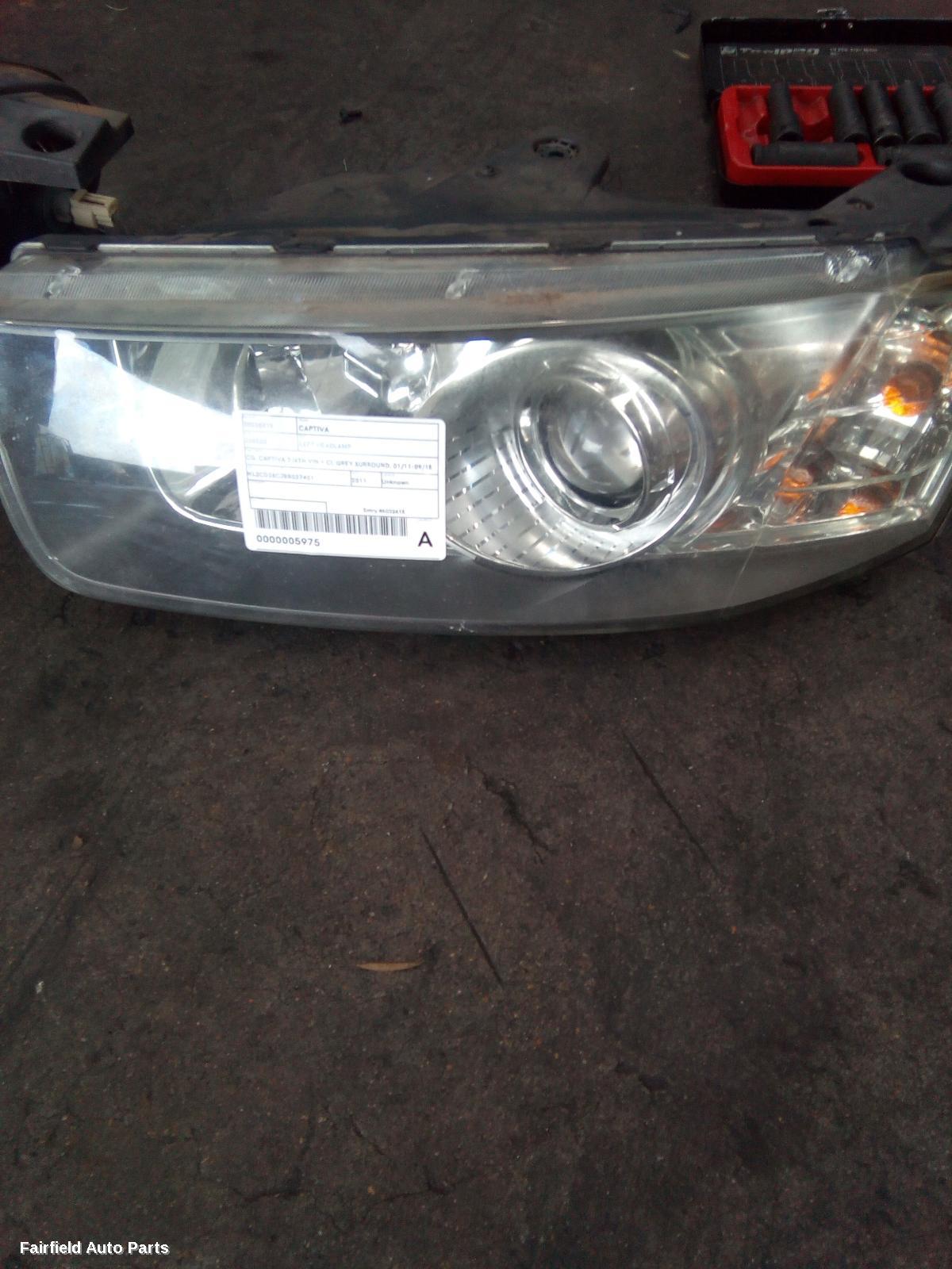 2011 Holden Captiva Left Headlamp