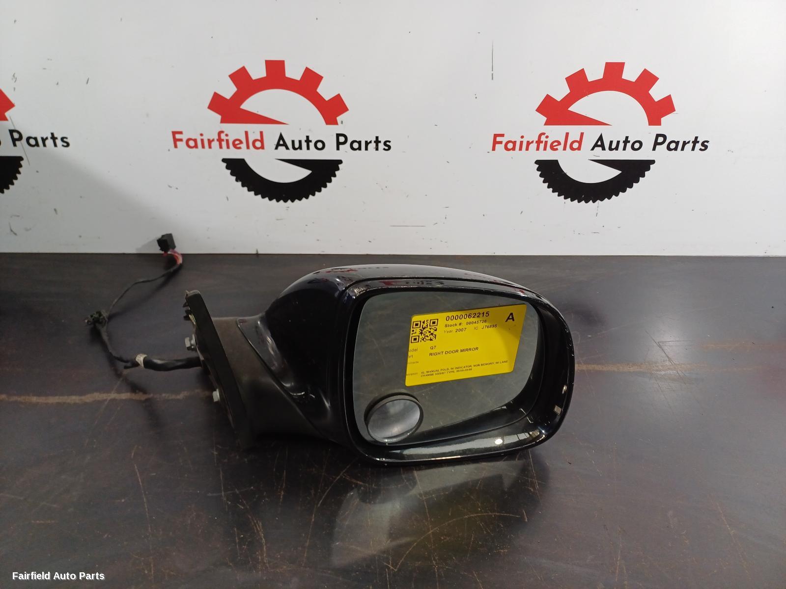 2006-2009 Audi Q7 Right Door Mirror