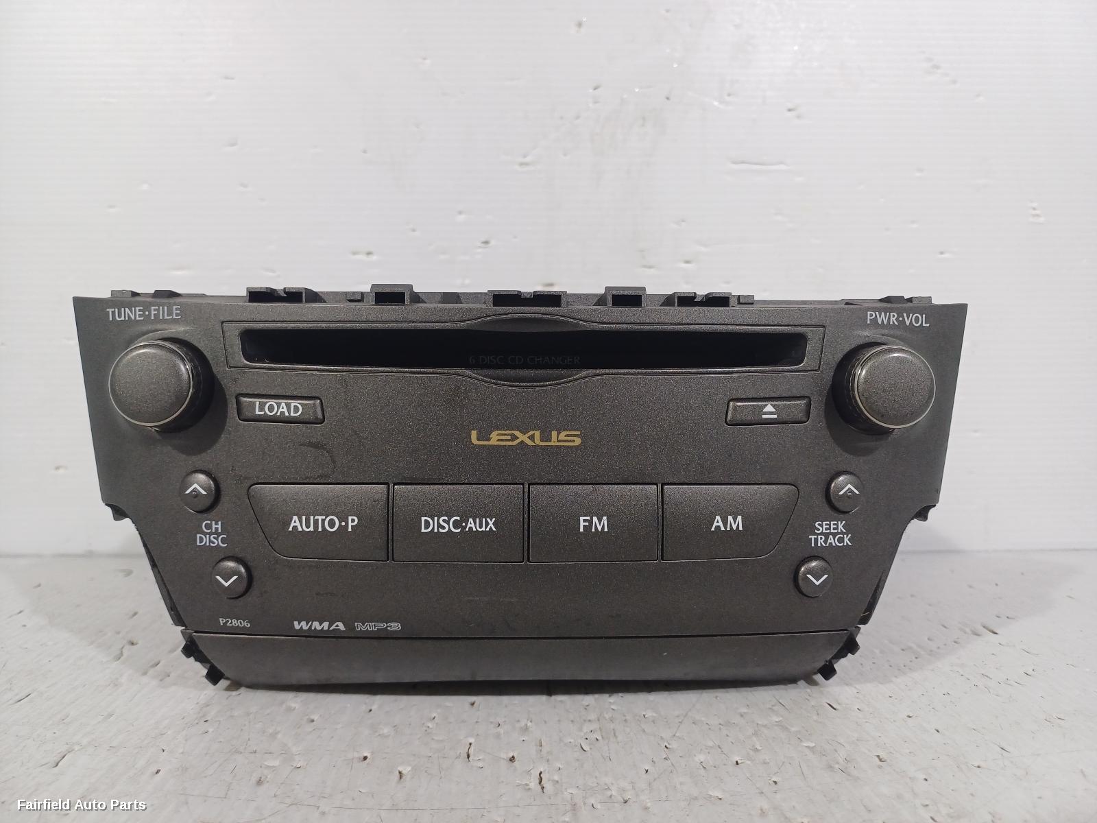 2005-2014 Lexus Is250/is250c Radio Cd Dvd Sat Tv