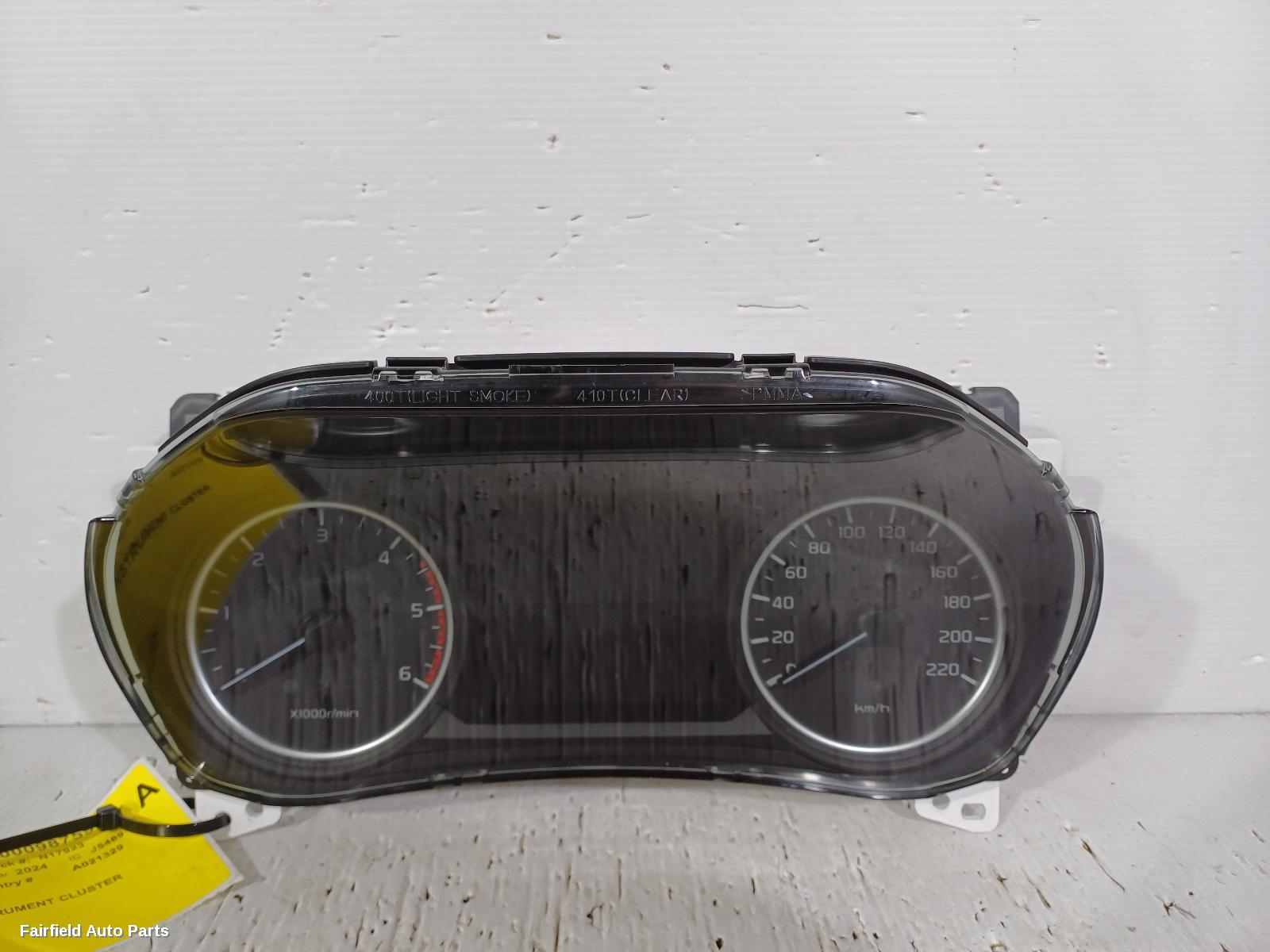2020-2026 Mazda Bt50 Instrument Cluster
