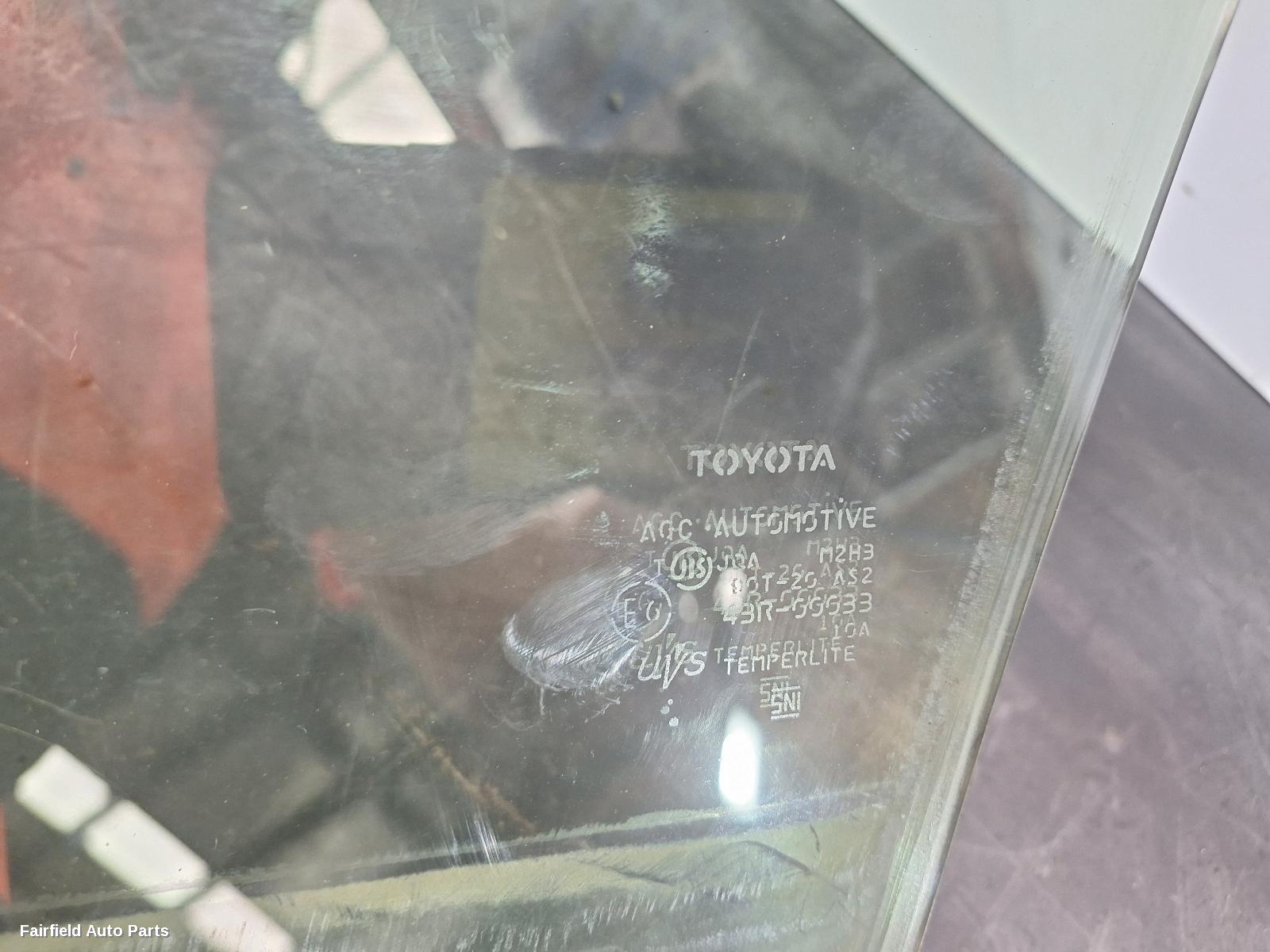 2011-2020 Toyota Prius Right Rear Door Window