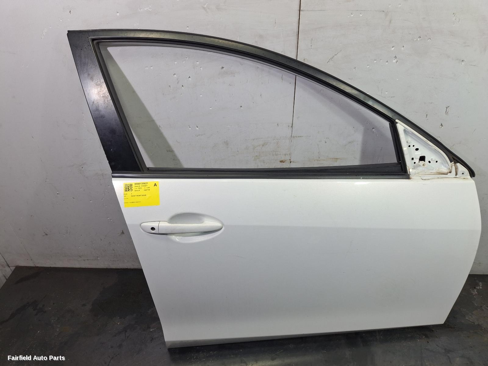 2009-2013 Mazda 3 Right Front Door