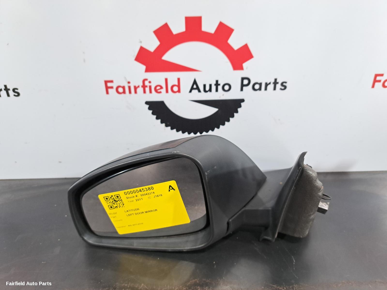 2011-2016 Renault Latitude Left Door Mirror