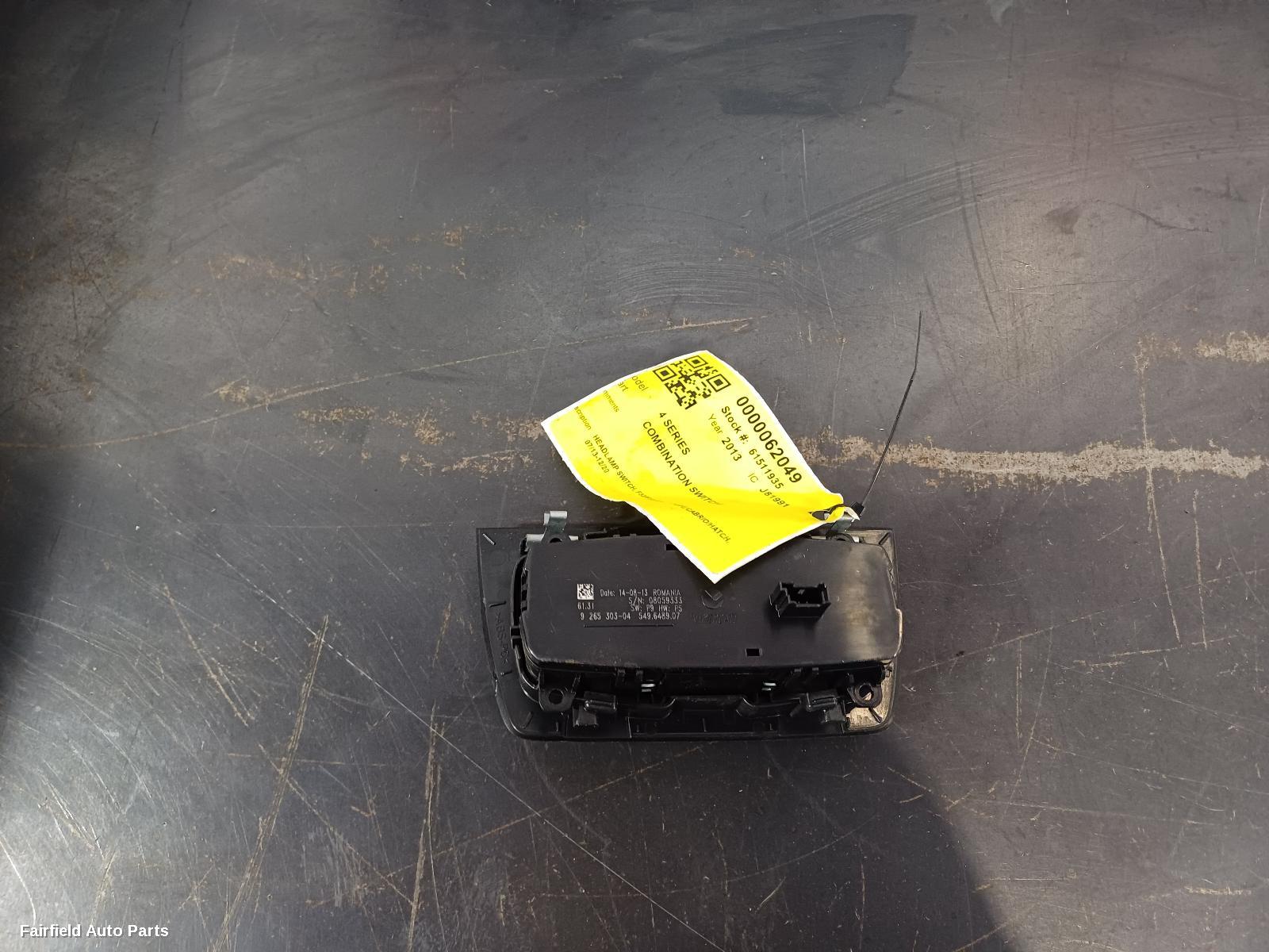 2013-2020 Bmw 4 Series Combination Switch