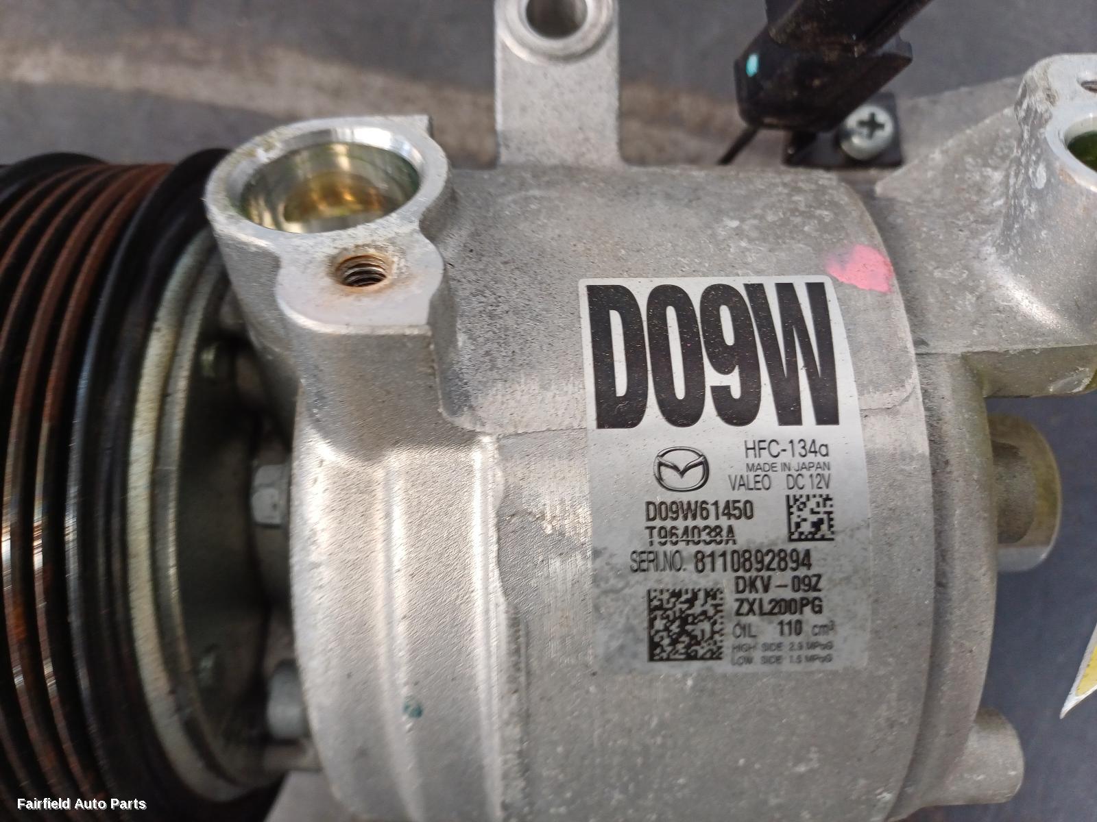 2019 Mazda Cx3 A C Compressor