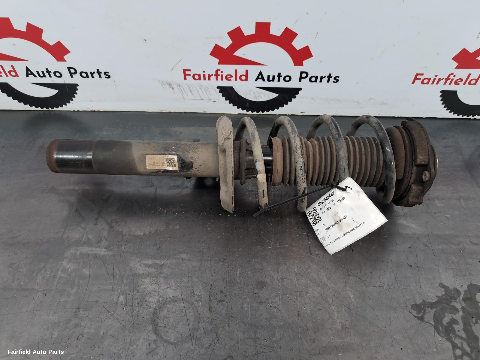 2012-2018 Audi Q3 Right Front Strut