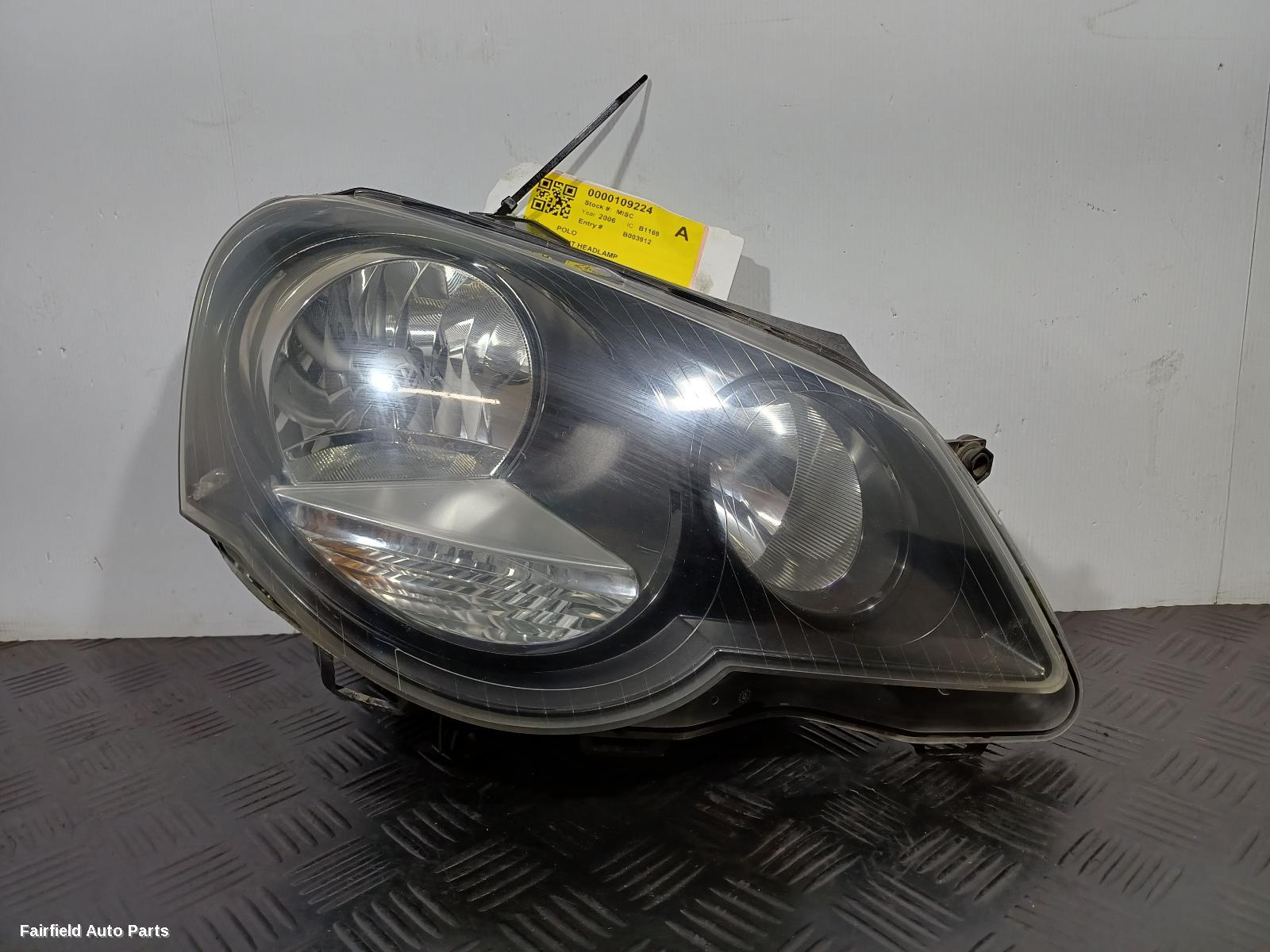 2005-2010 Volkswagen Polo Right Headlamp