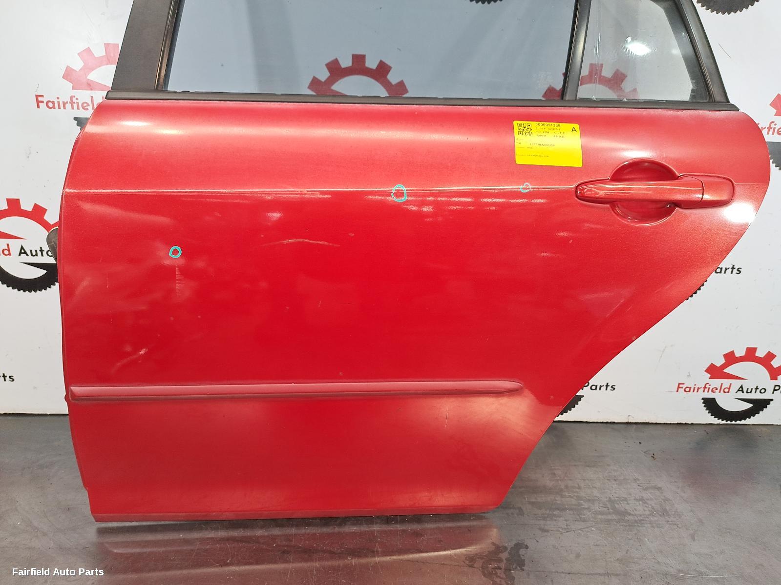 2002-2008 Mazda 6 Left Rear Door Sliding