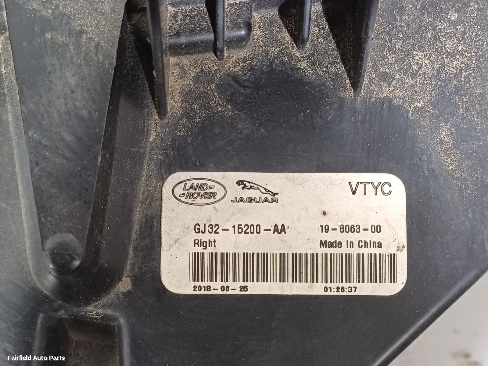 2015-2019 Land Rover Rangerover Evoque Right Indicator Fog Side