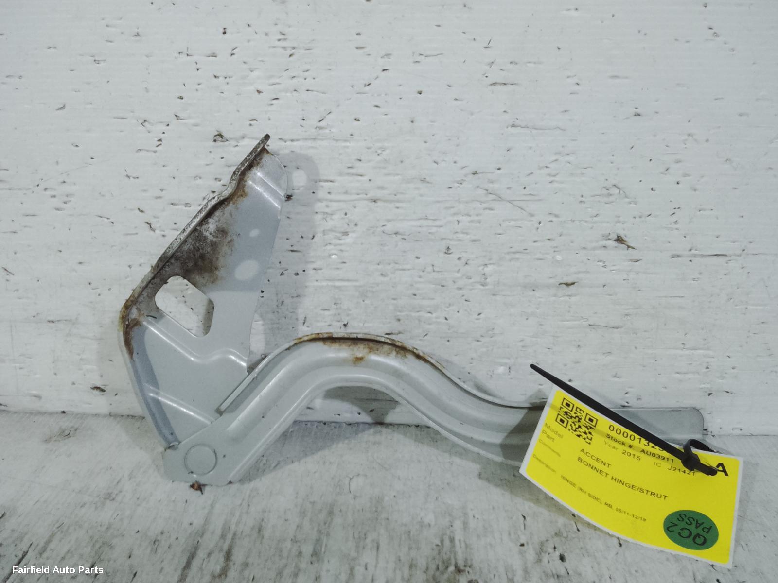 2011-2019 Hyundai Accent Bonnet Hinge Strut