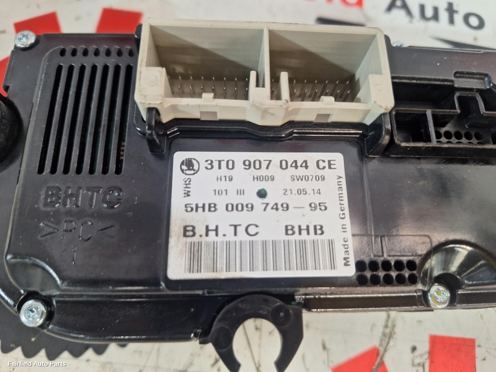 2014-2015 Skoda Superb Heater Ac Controls