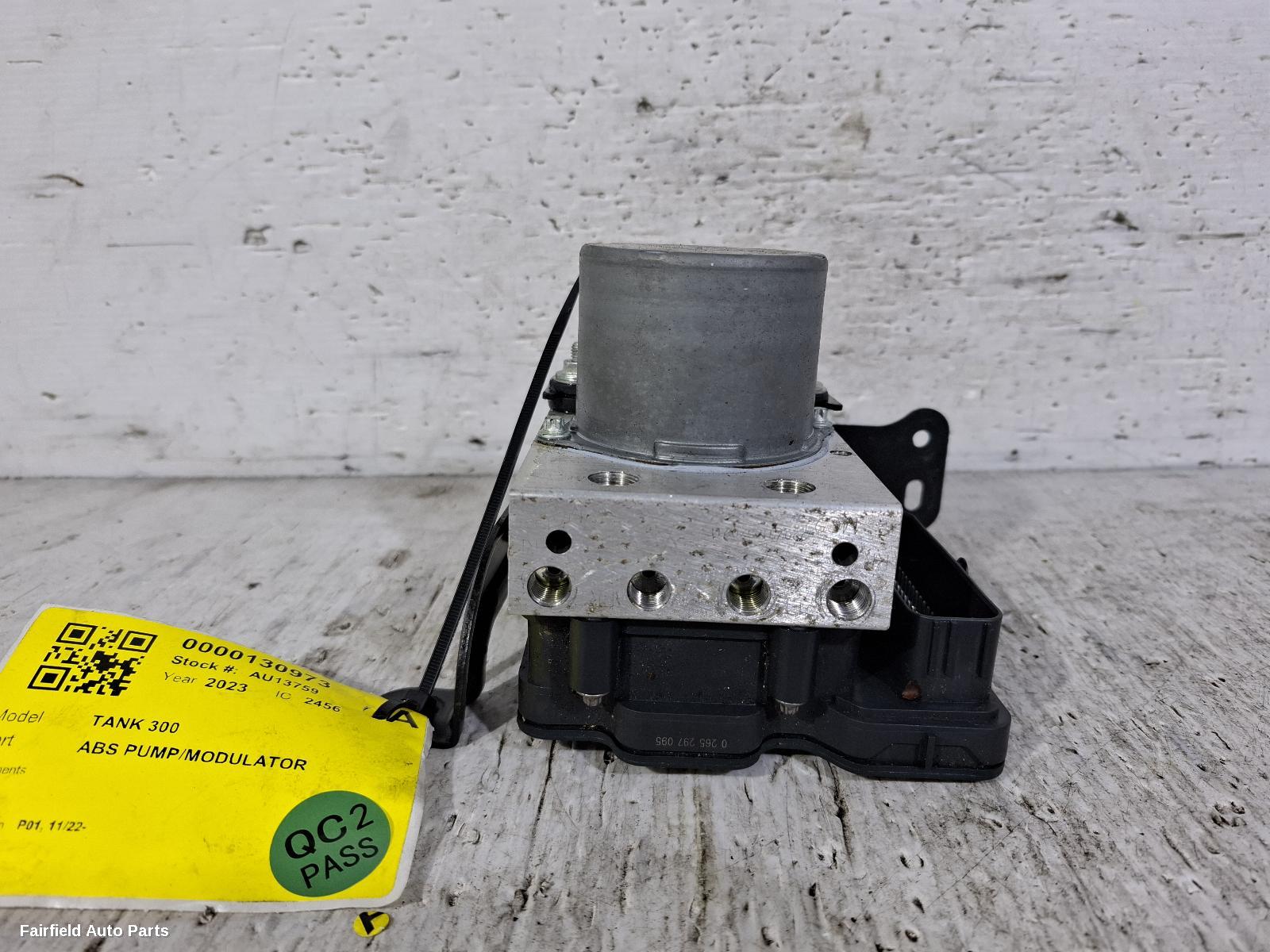 2022-2026 Great Wall Tank 300 Abs Pump Modulator