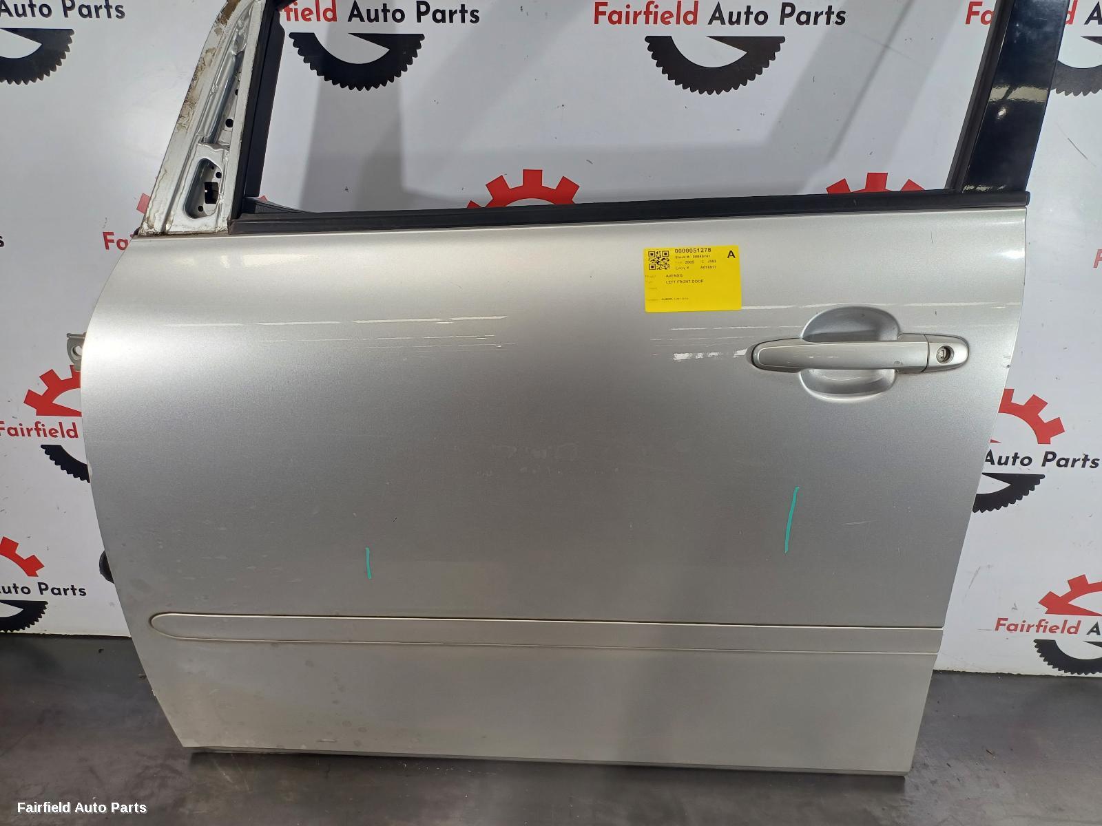 2001-2010 Toyota Avensis Left Front Door