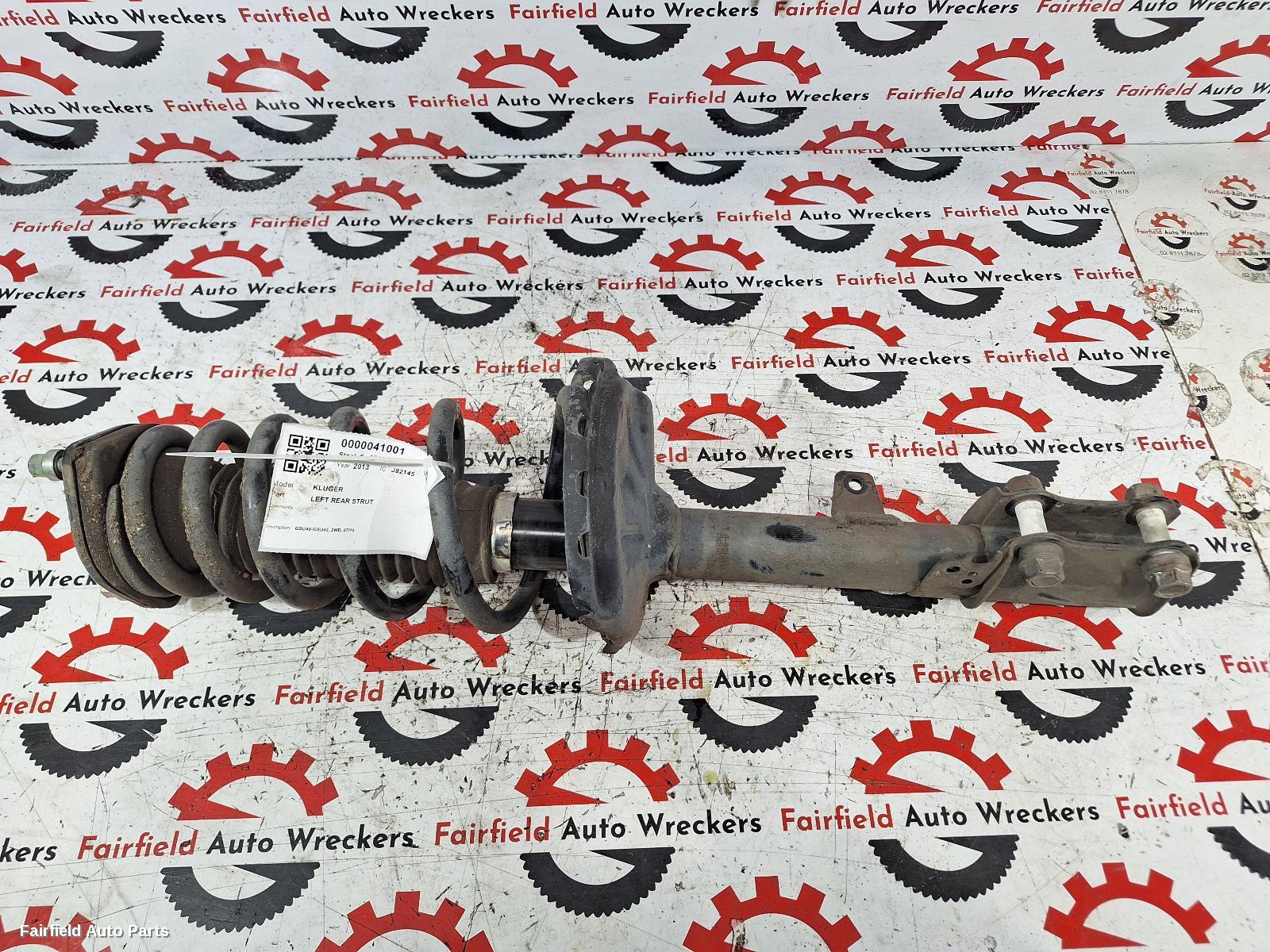 2010-2013 Toyota Kluger Left Rear Strut