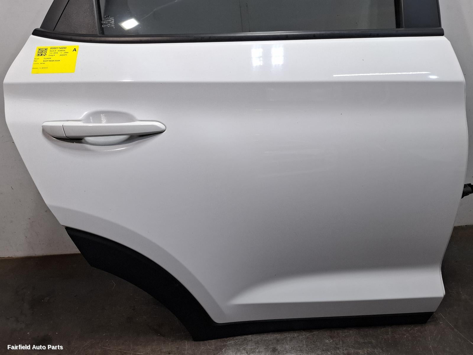 2018-2021 Hyundai Tucson Right Rear Door Sliding