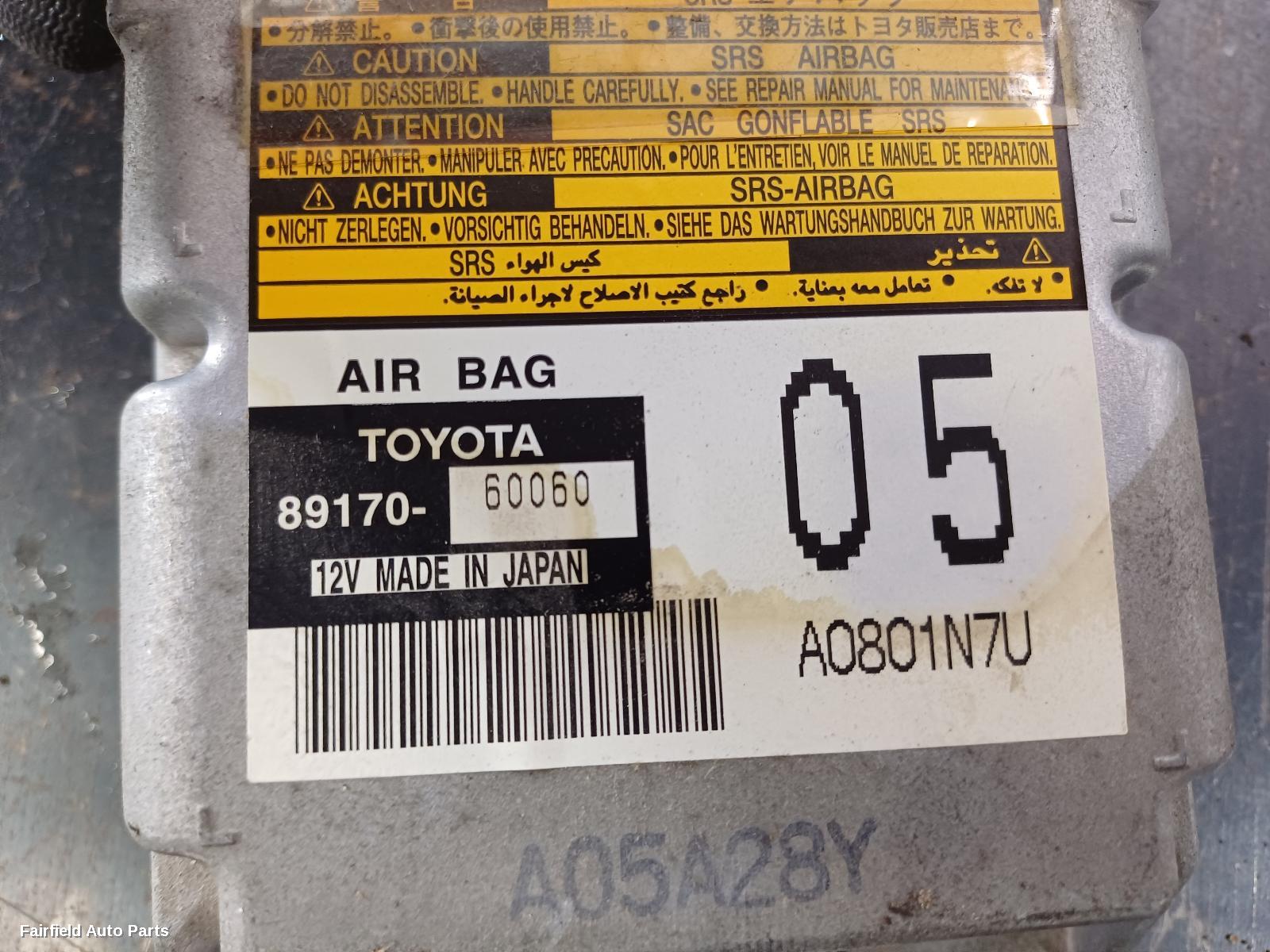 2003-2009 Toyota Prado Airbag Module Sensor