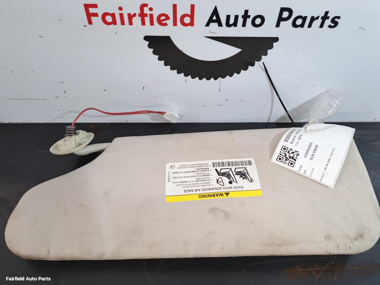 2007-2012 Jeep Cherokee Sunvisor