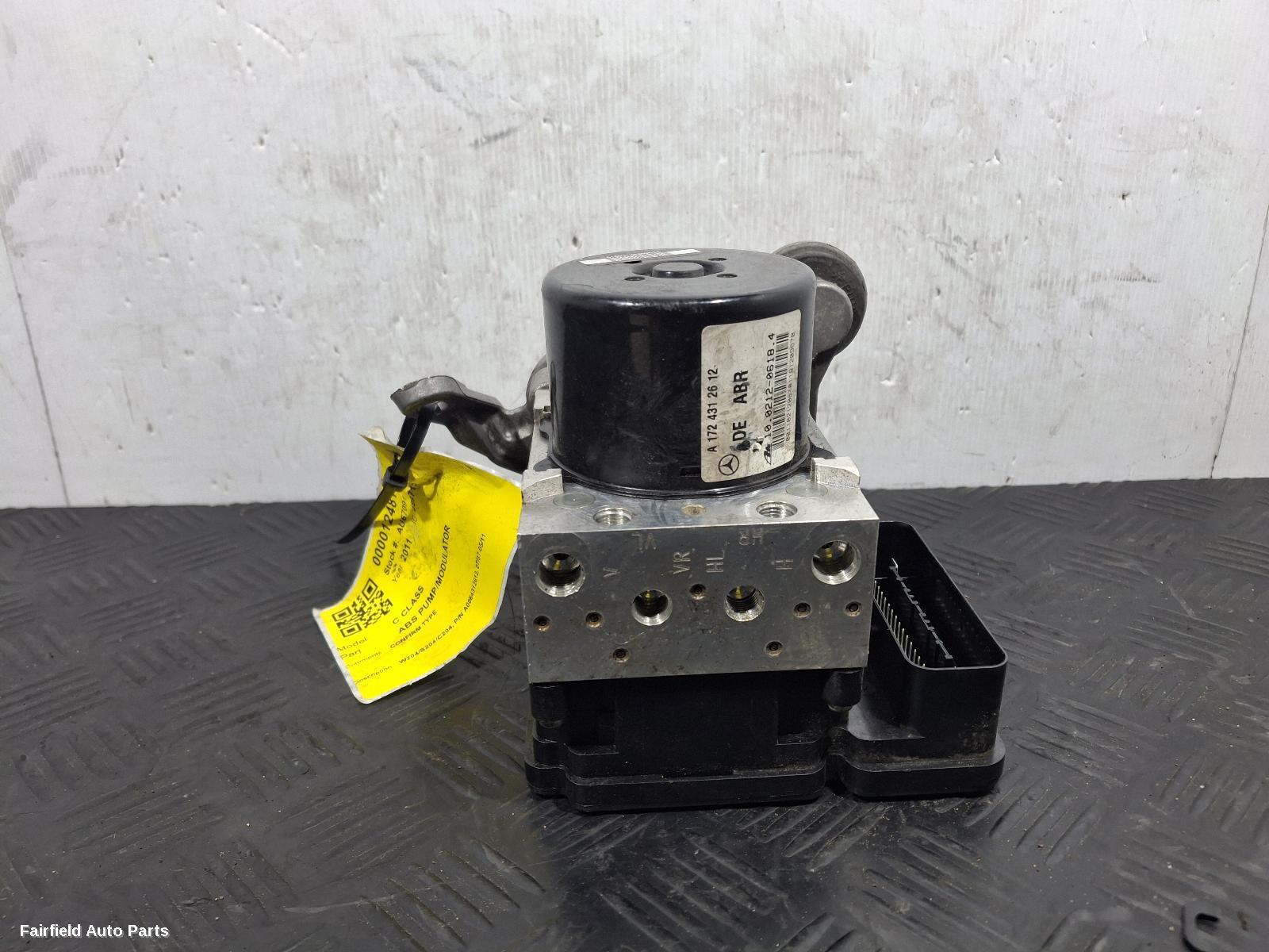 2007-2011 Mercedes C Class Abs Pump Modulator