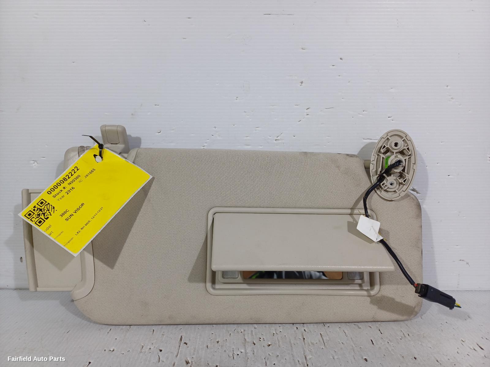 2016 Chrysler 300c Sunvisor