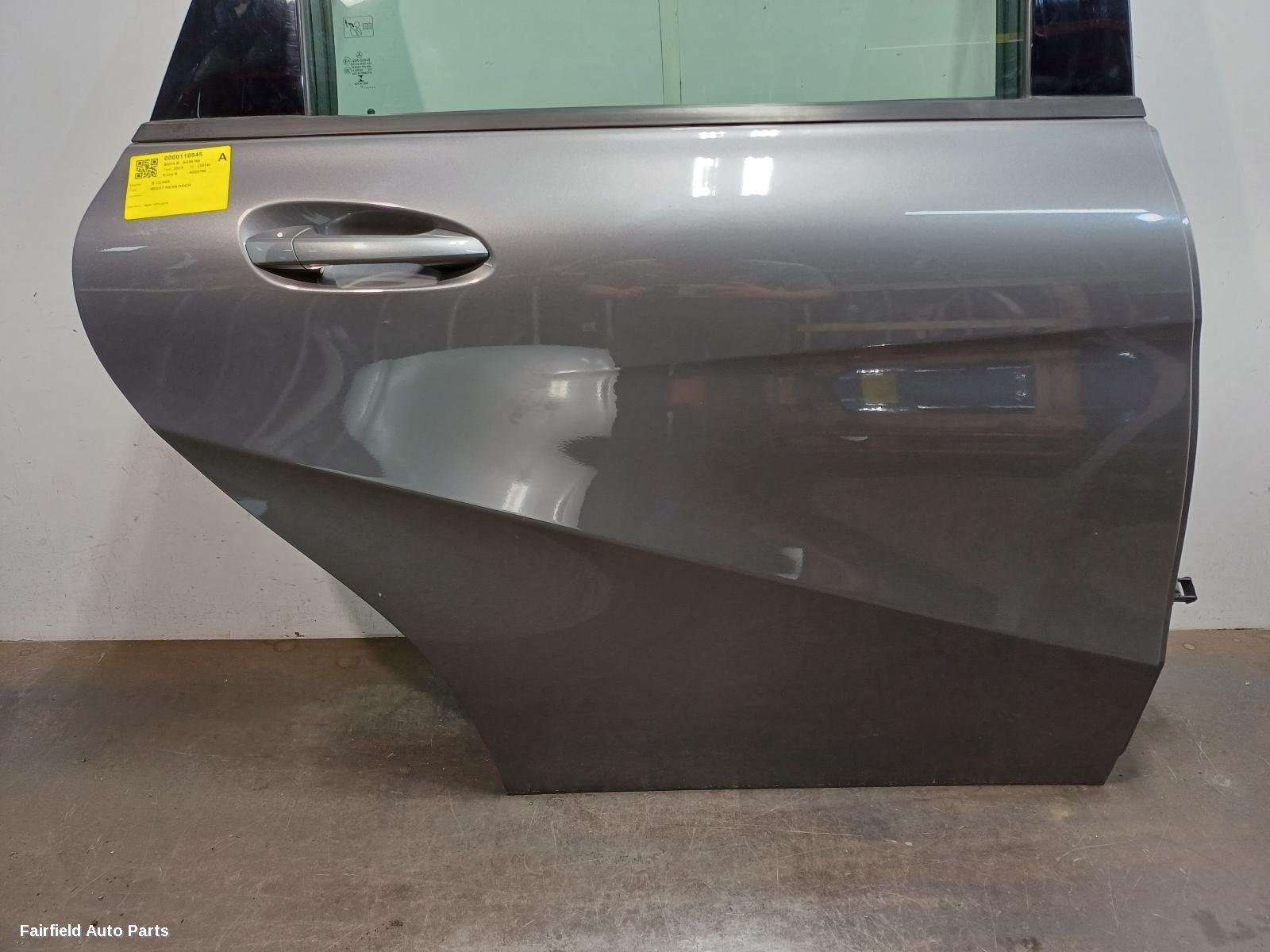 2011-2019 Mercedes B Class Right Rear Door Sliding