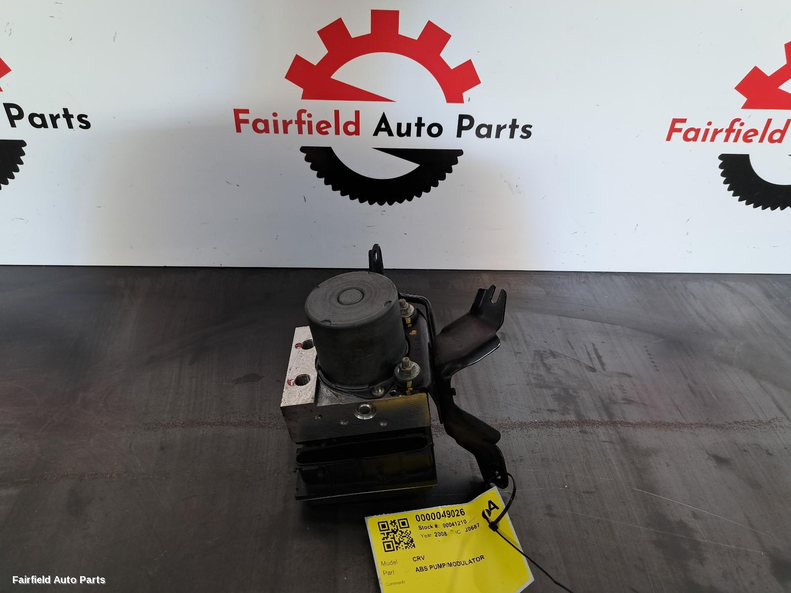 2007-2012 Honda Crv Abs Pump Modulator