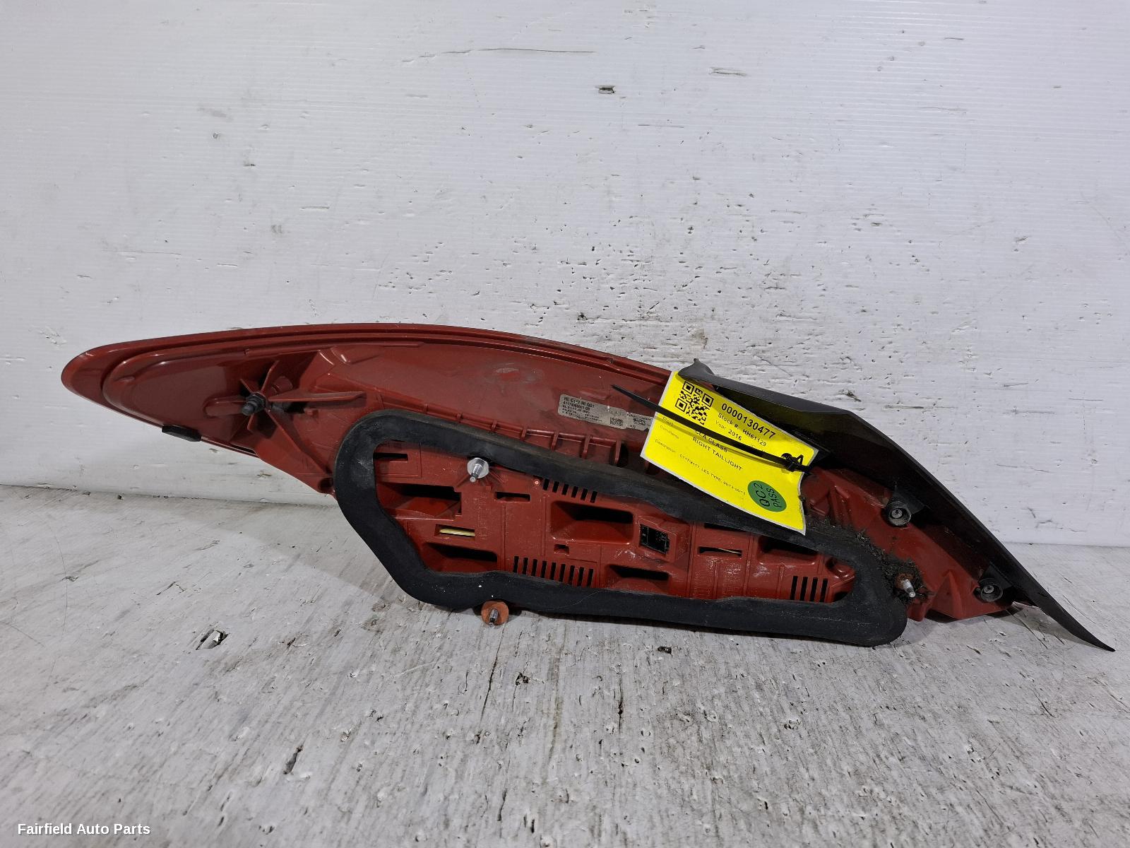2013-2016 Mercedes Cla Class Right Taillight