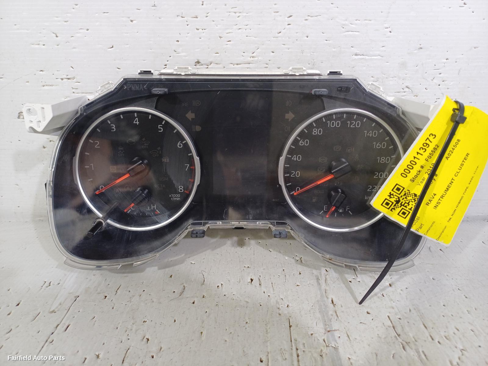 2018-2025 Toyota Rav4 Instrument Cluster
