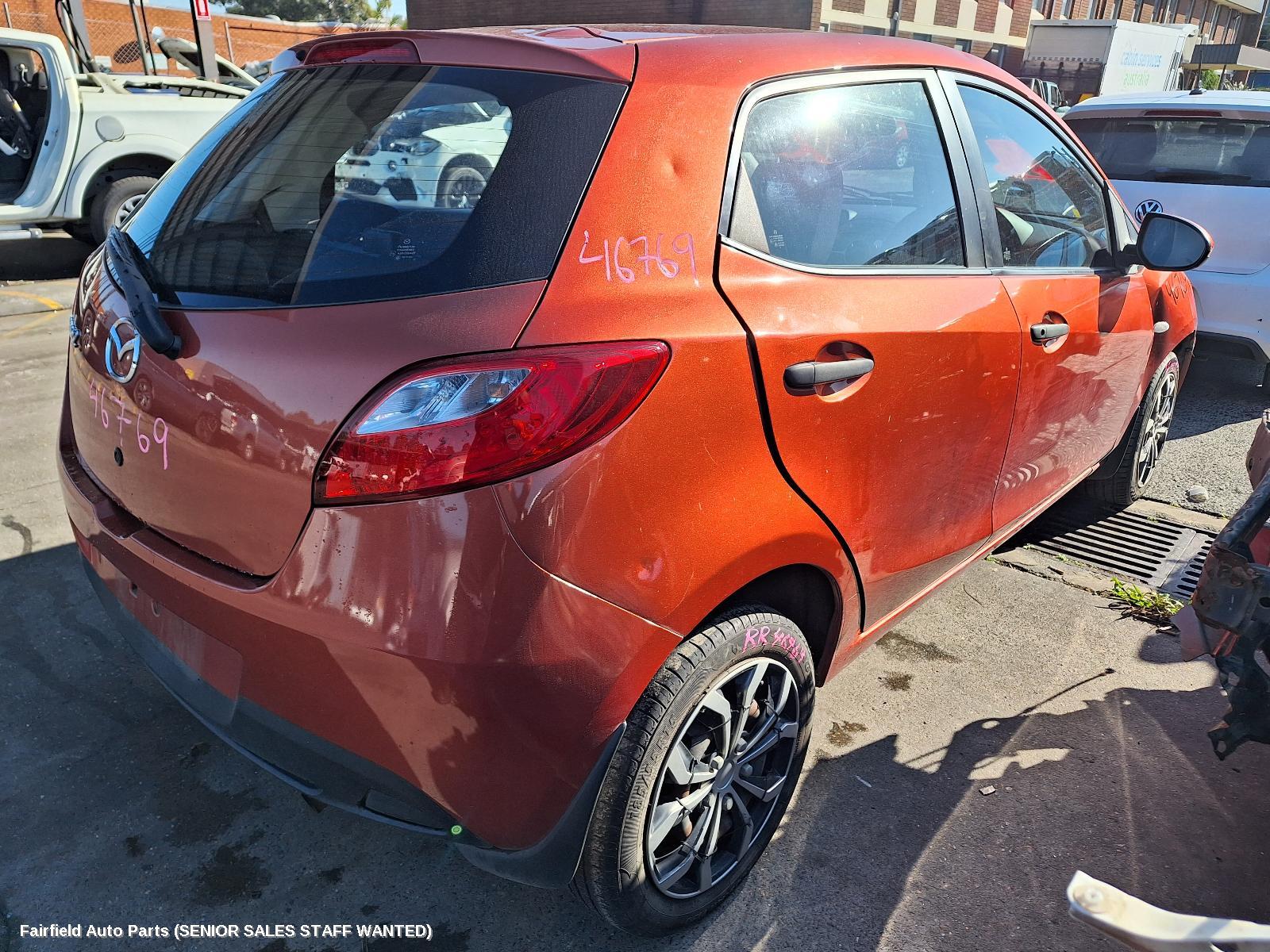 2010 Mazda 2 Left Taillight