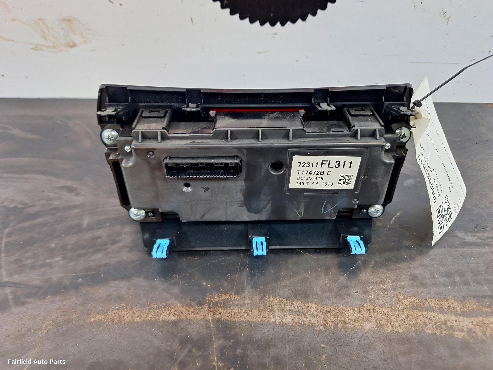 2017-2023 Subaru Xv Heater Ac Controls