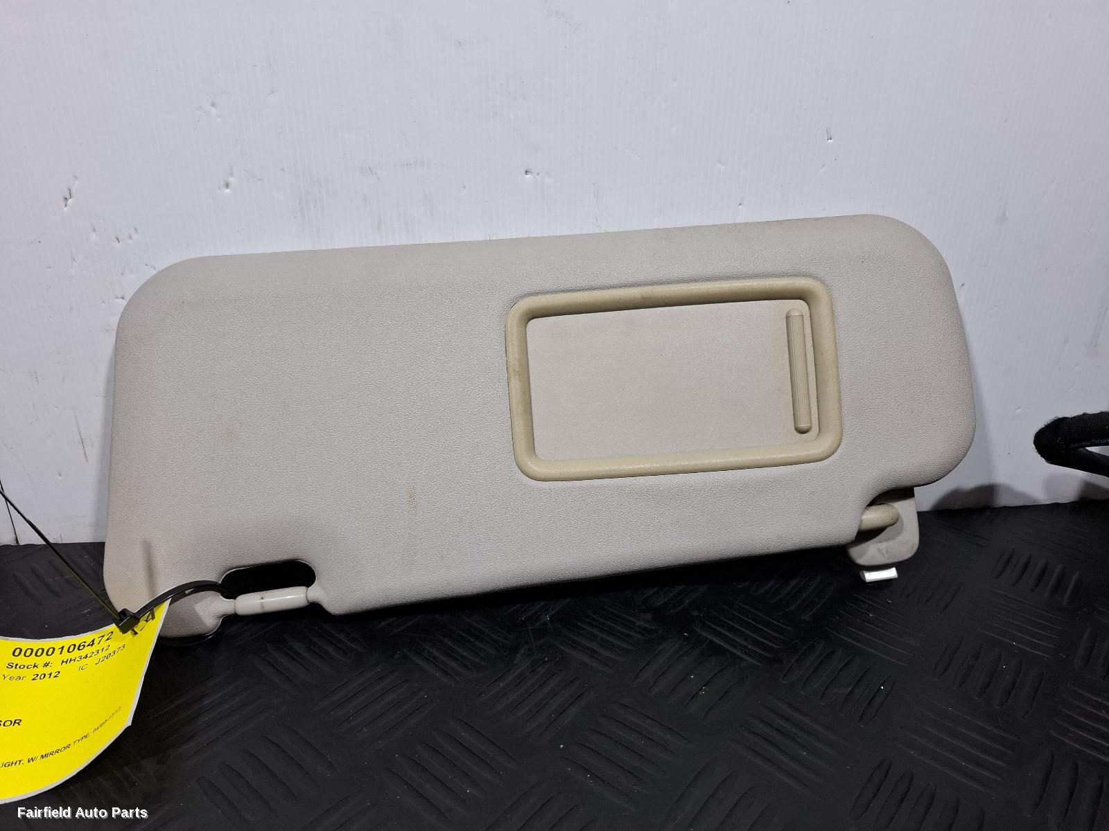 2009-2013 Mazda 3 Sunvisor
